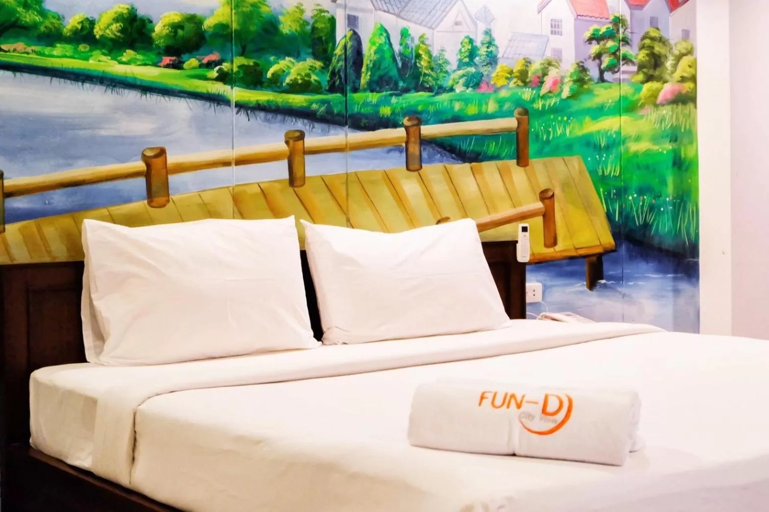 Bedroom, Bed in Fun-D City View SHA Plus