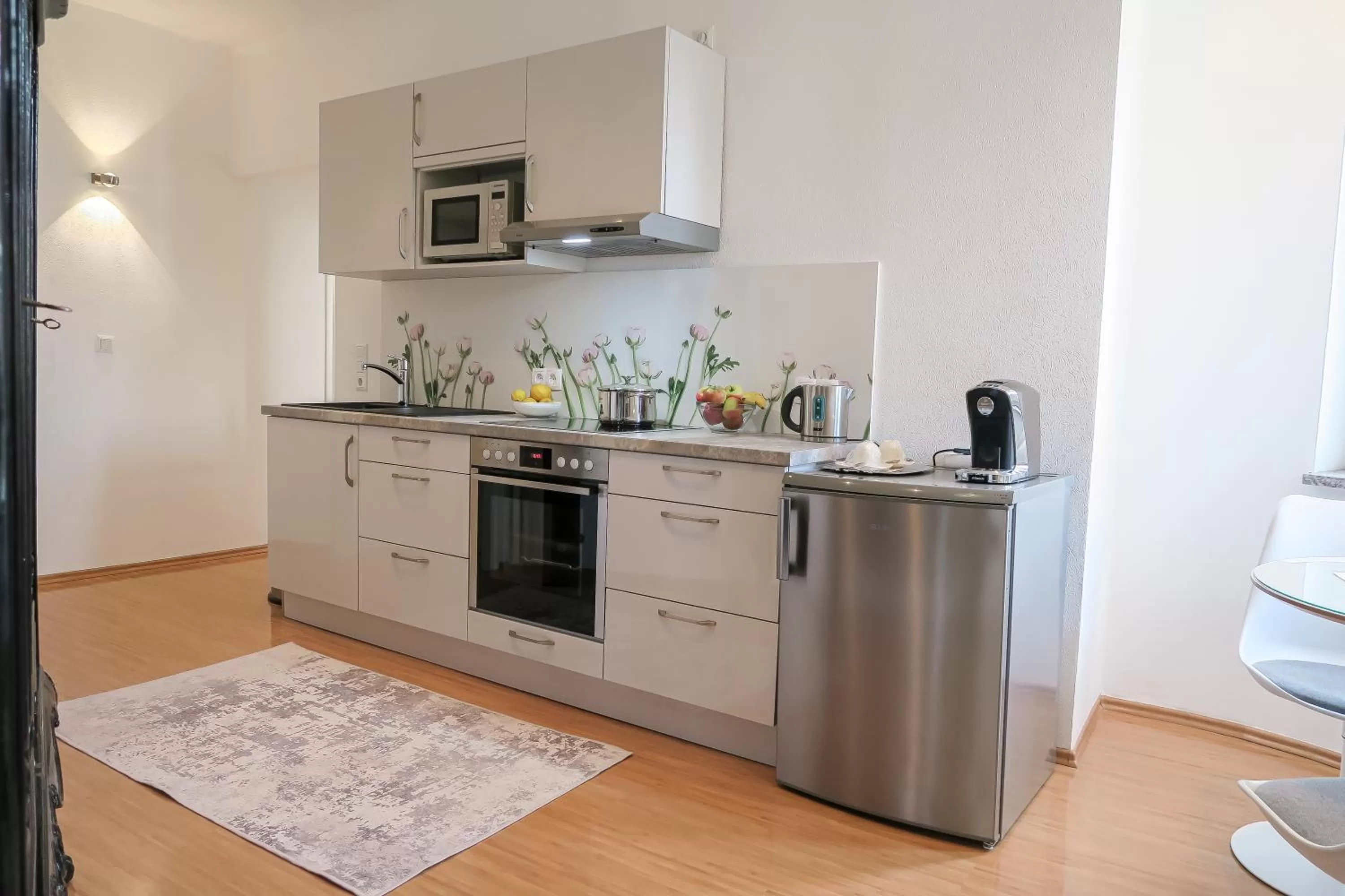 Kitchen or kitchenette, Kitchen/Kitchenette in Apartments am Prinzenplatz - Superior