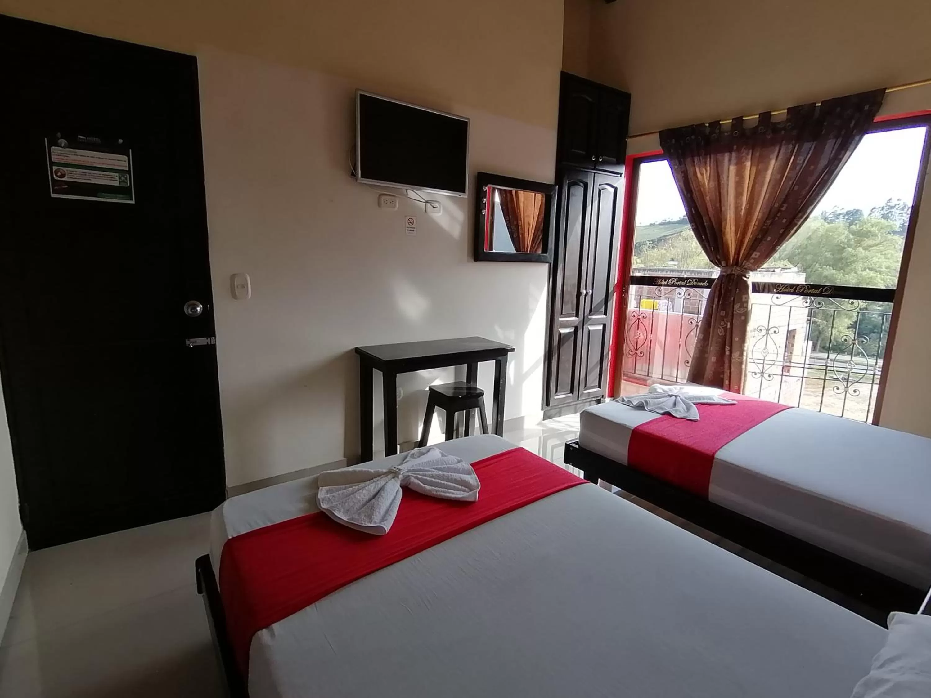 Bed in Hotel Portal Dorado