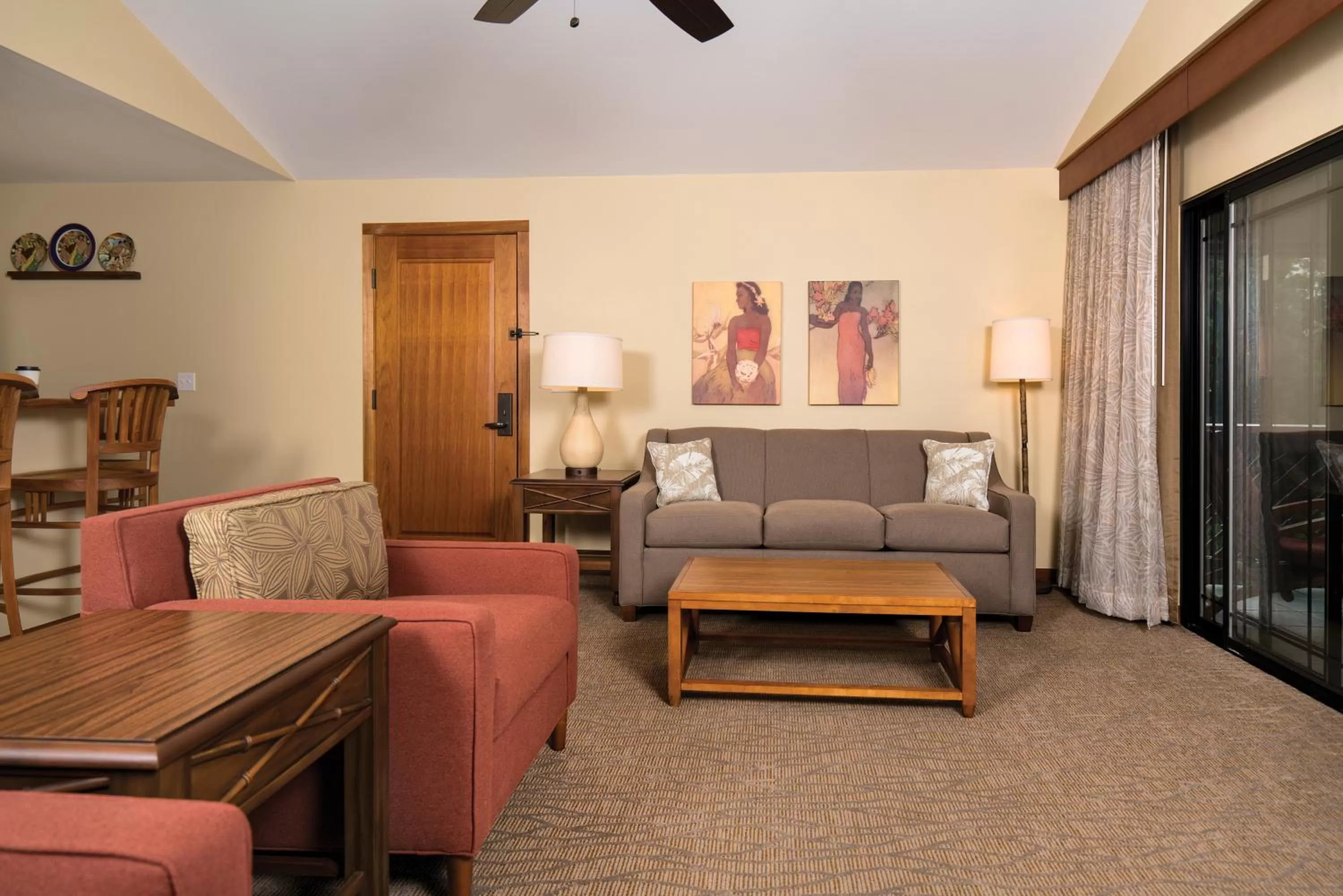 Living room in Club Wyndham Kona