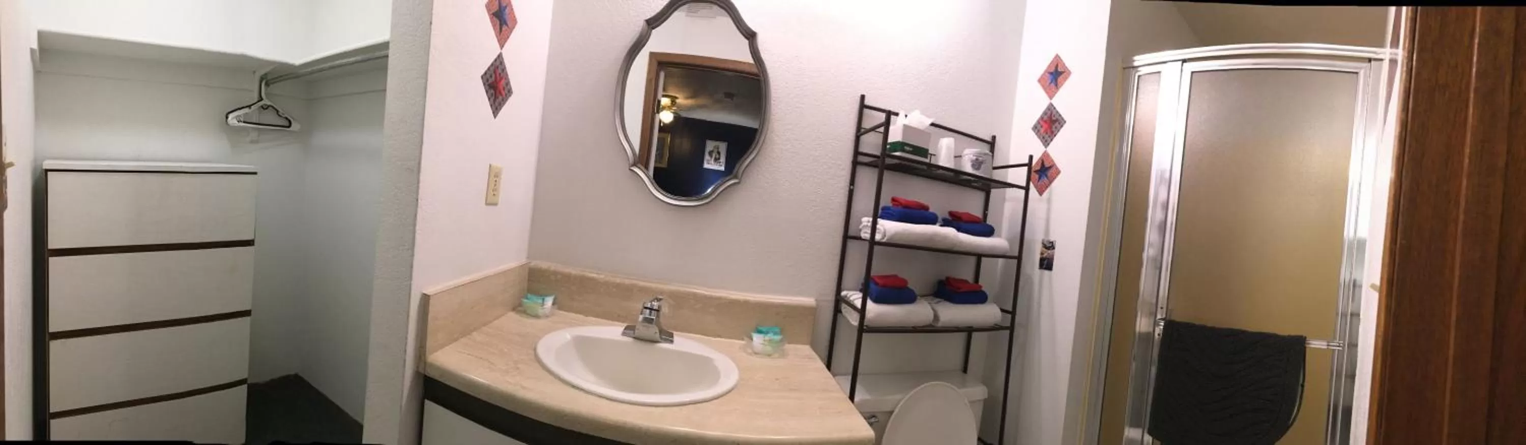 Shower in Sunset View Inn L.L.C