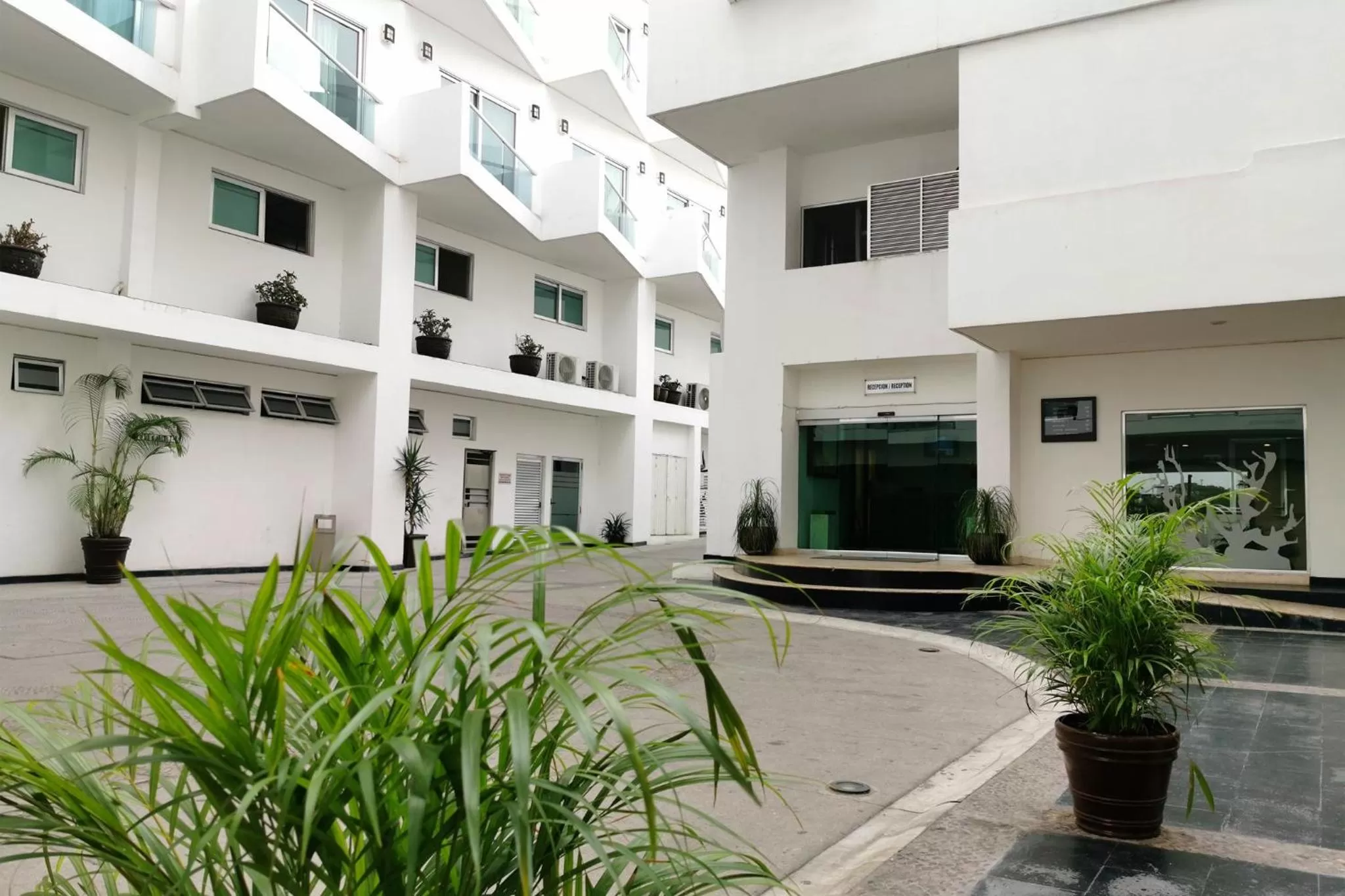 Property building in Coral Island Beach View Hotel