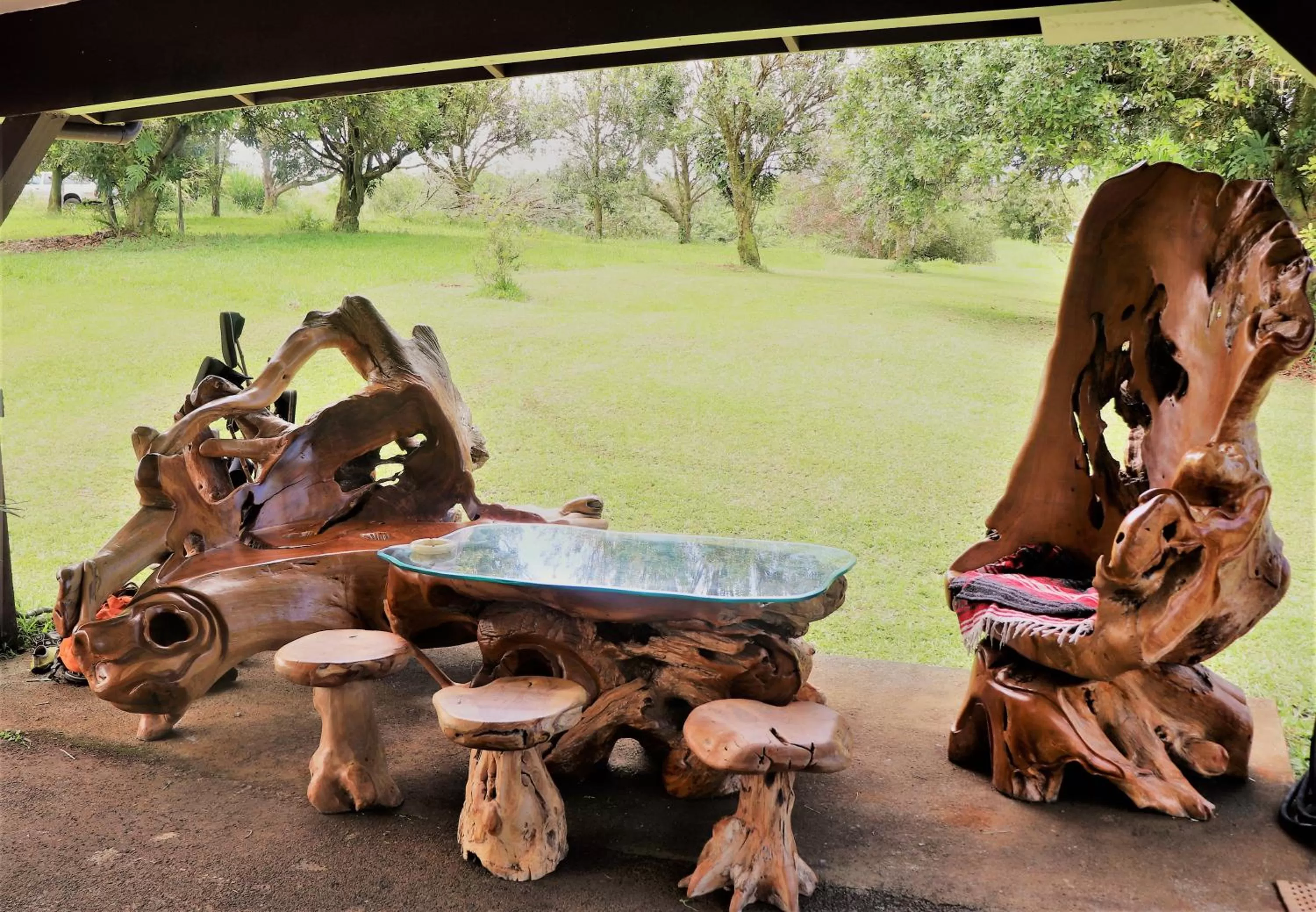 Lobby or reception in The Inn at Kulaniapia Falls