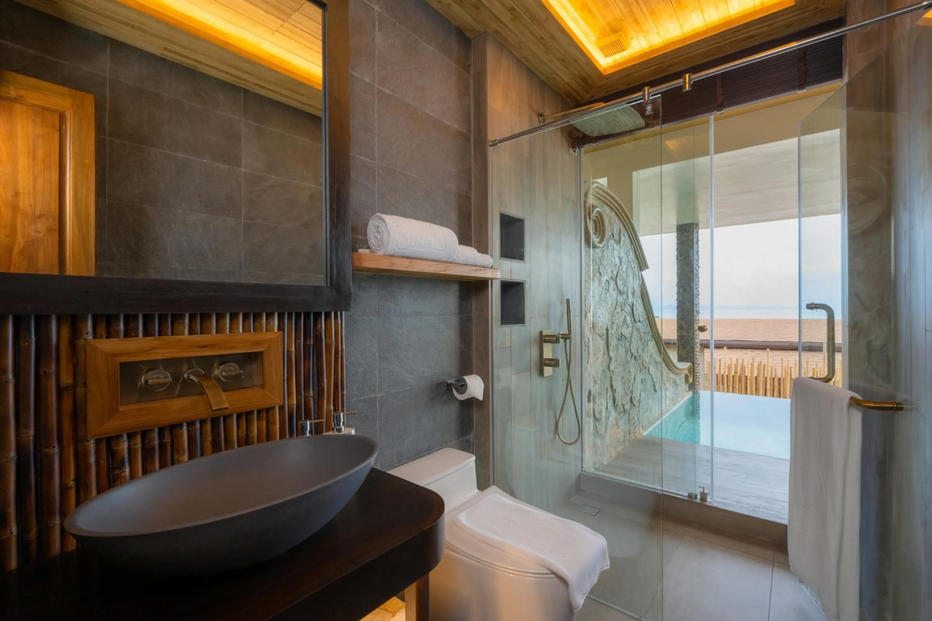 Bathroom in SINAE Phuket Luxury Hotel