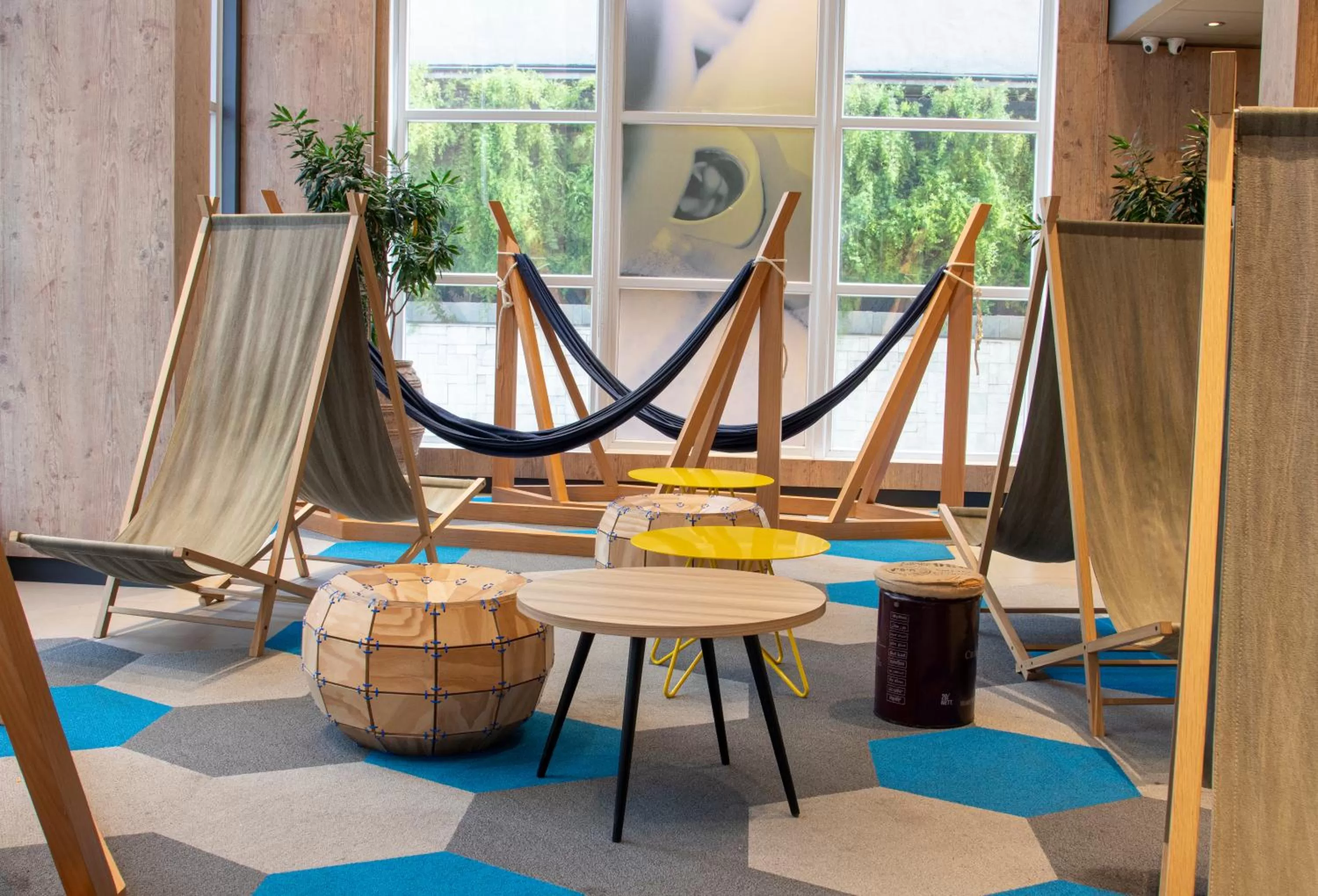 Seating area in ibis Sao Paulo Tatuape