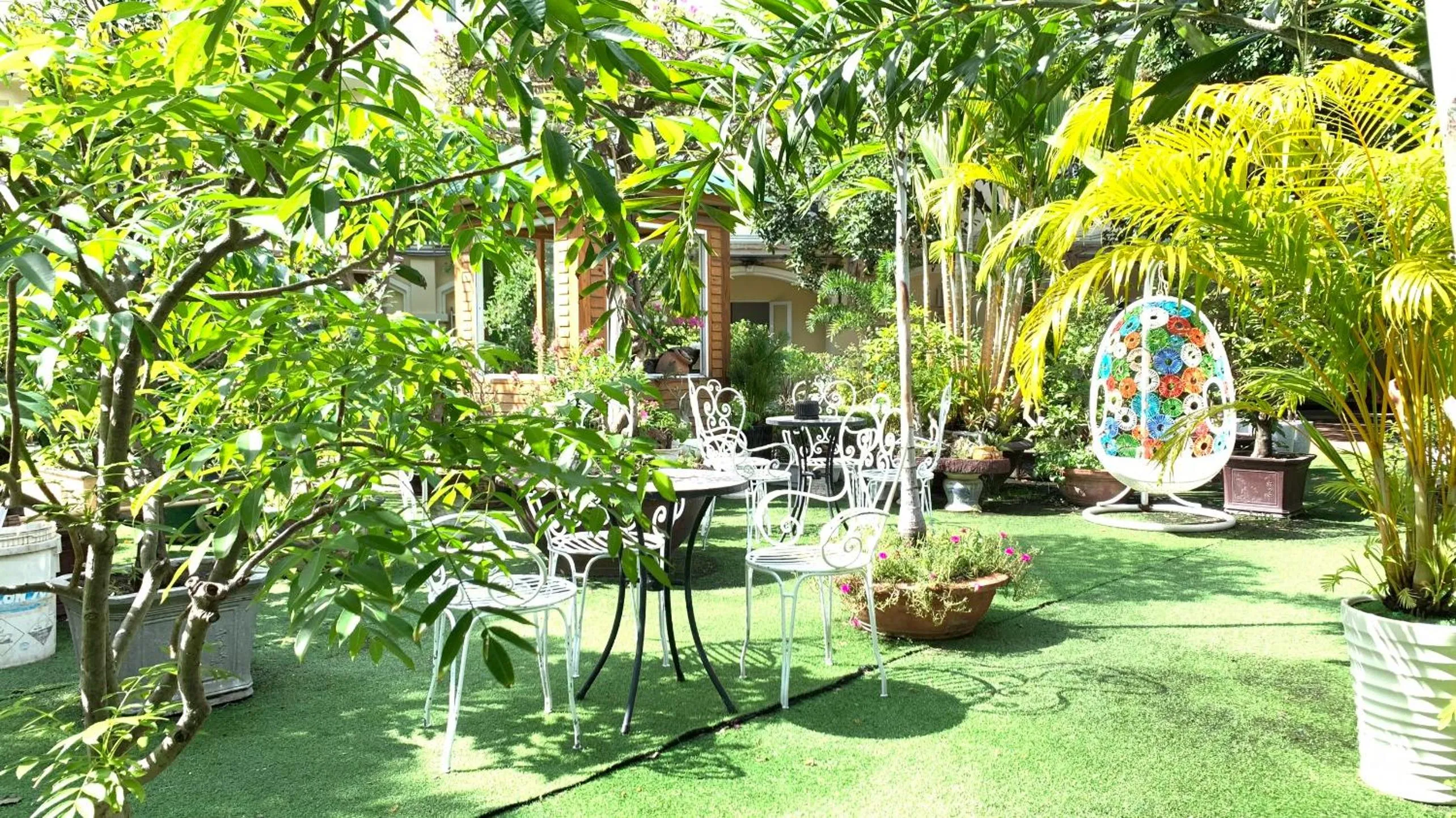 Garden in Tran Vien Dong Hotel