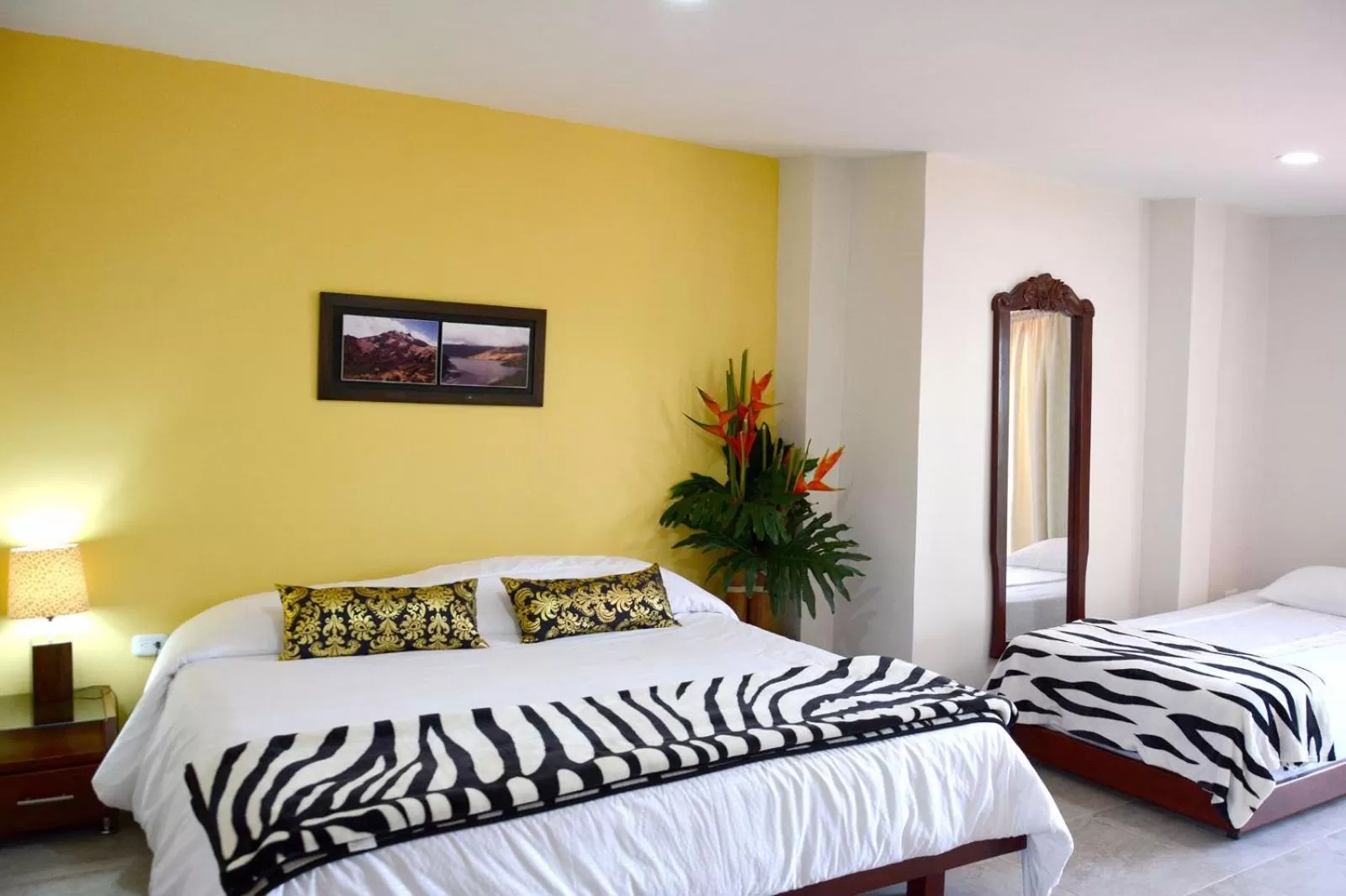 Bed in Cabañas Las Bifloras