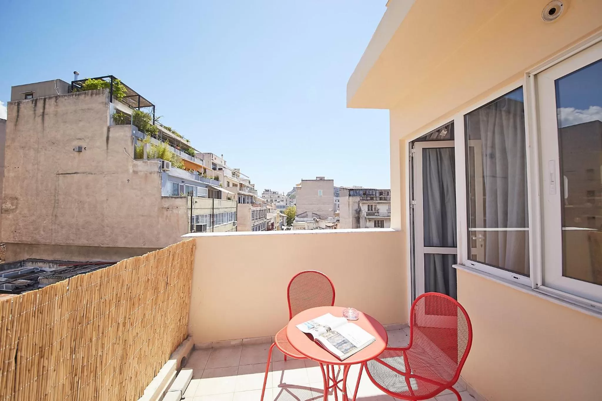 Patio, Balcony/Terrace in toStay-Unique apartment hotel in Athens center!