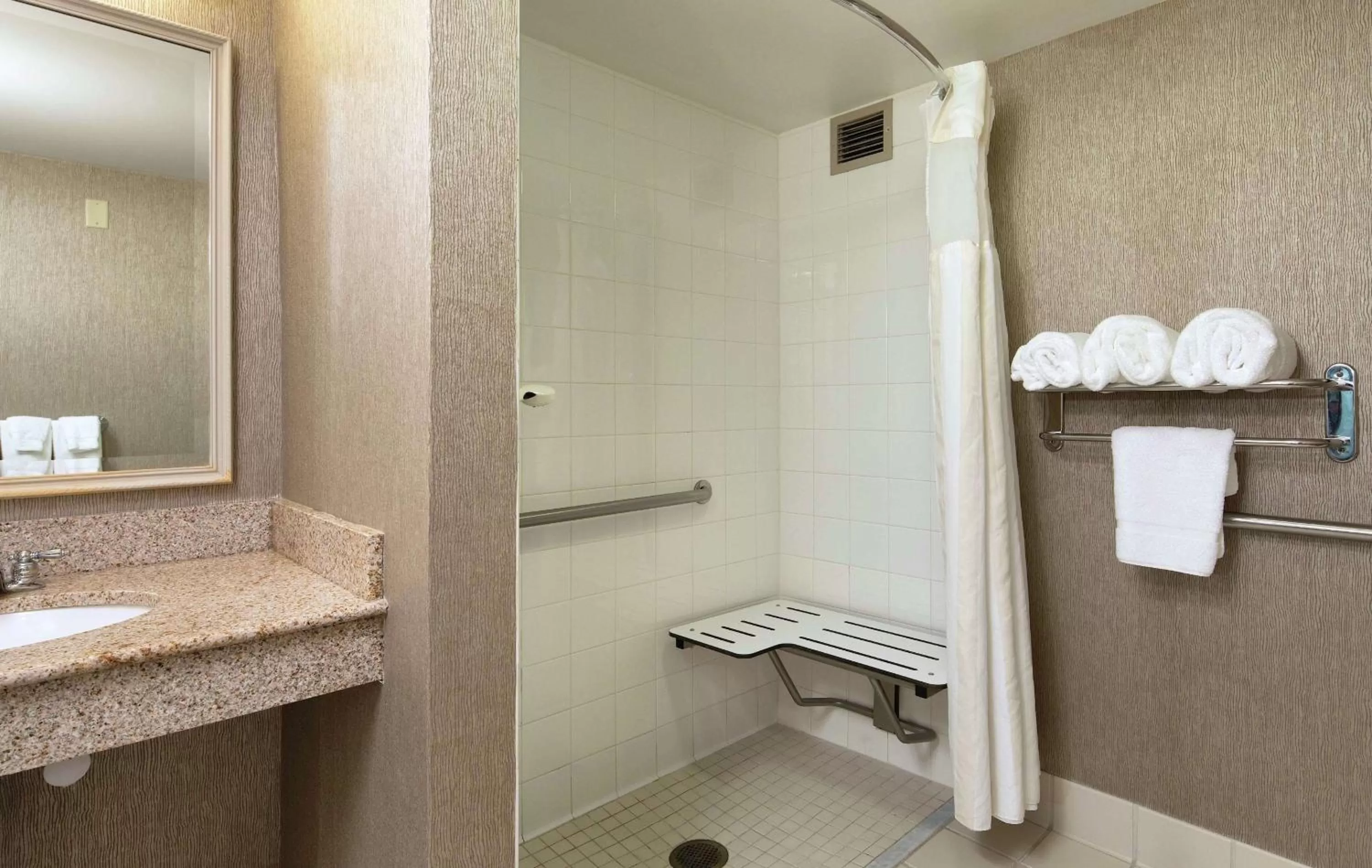 Bathroom in Hilton Garden Inn Auburn Riverwatch