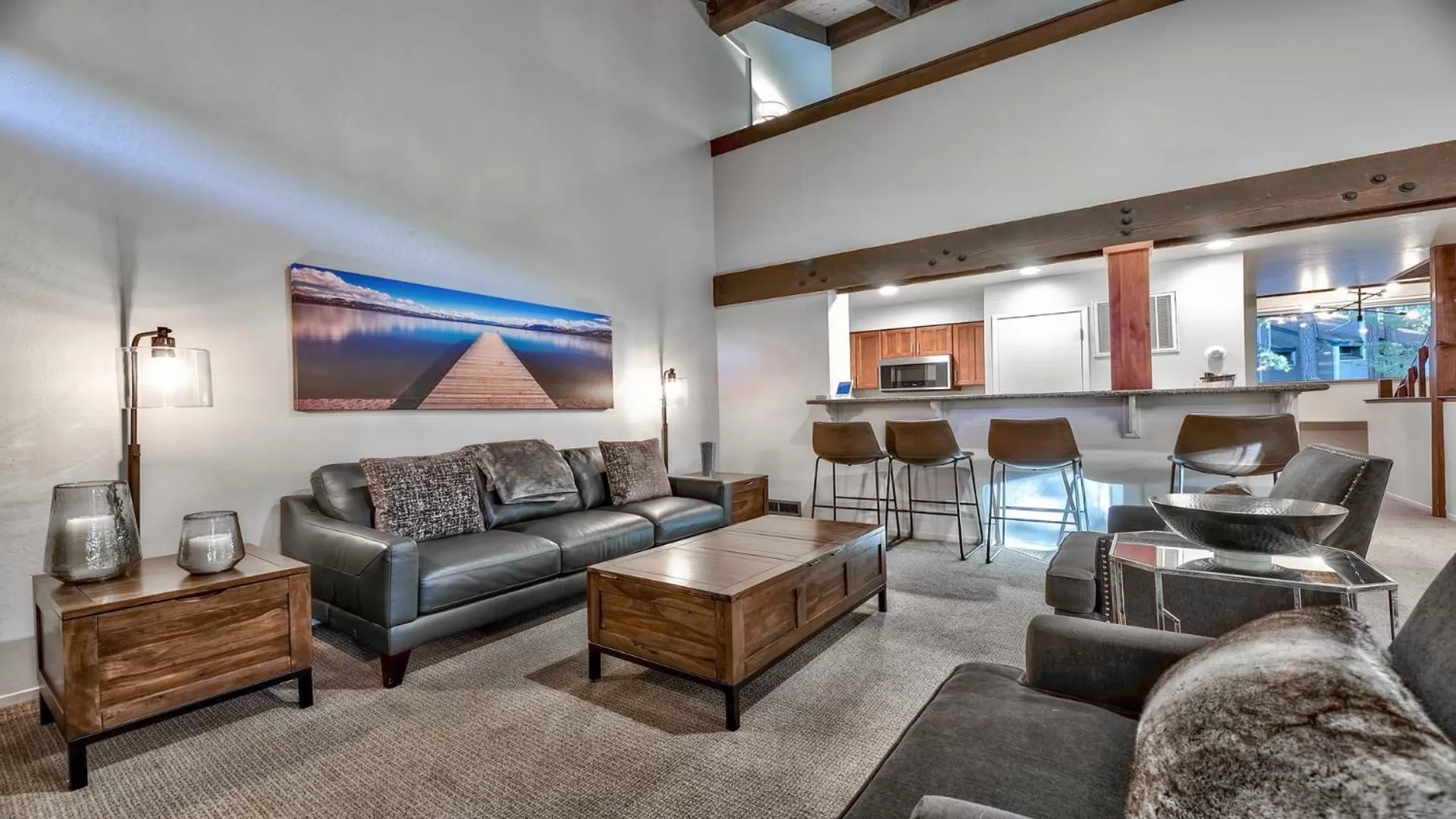 Seating Area in Lakeland Village at Heavenly