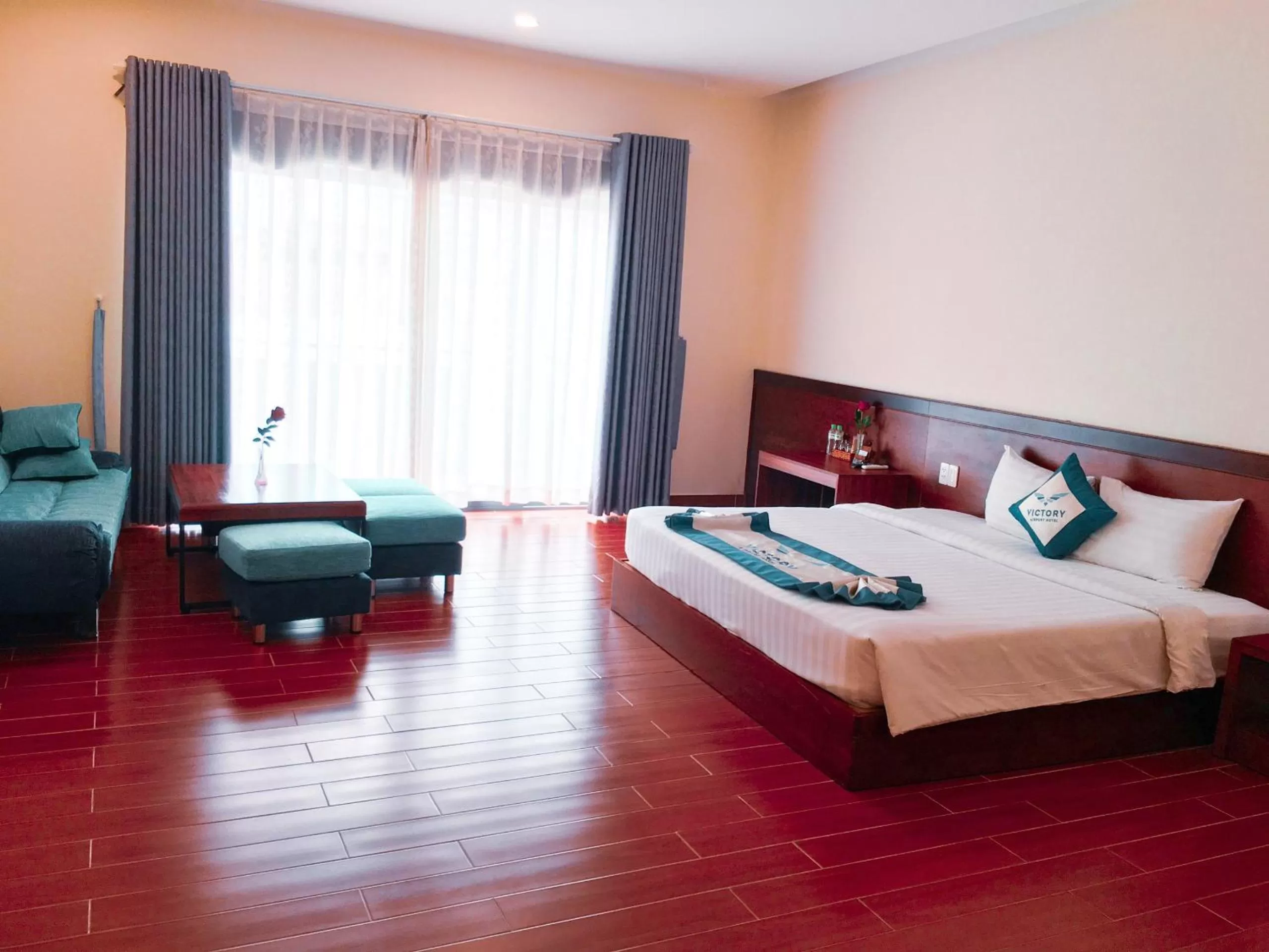 Photo of the whole room, Bed in Victory Airport Hotel