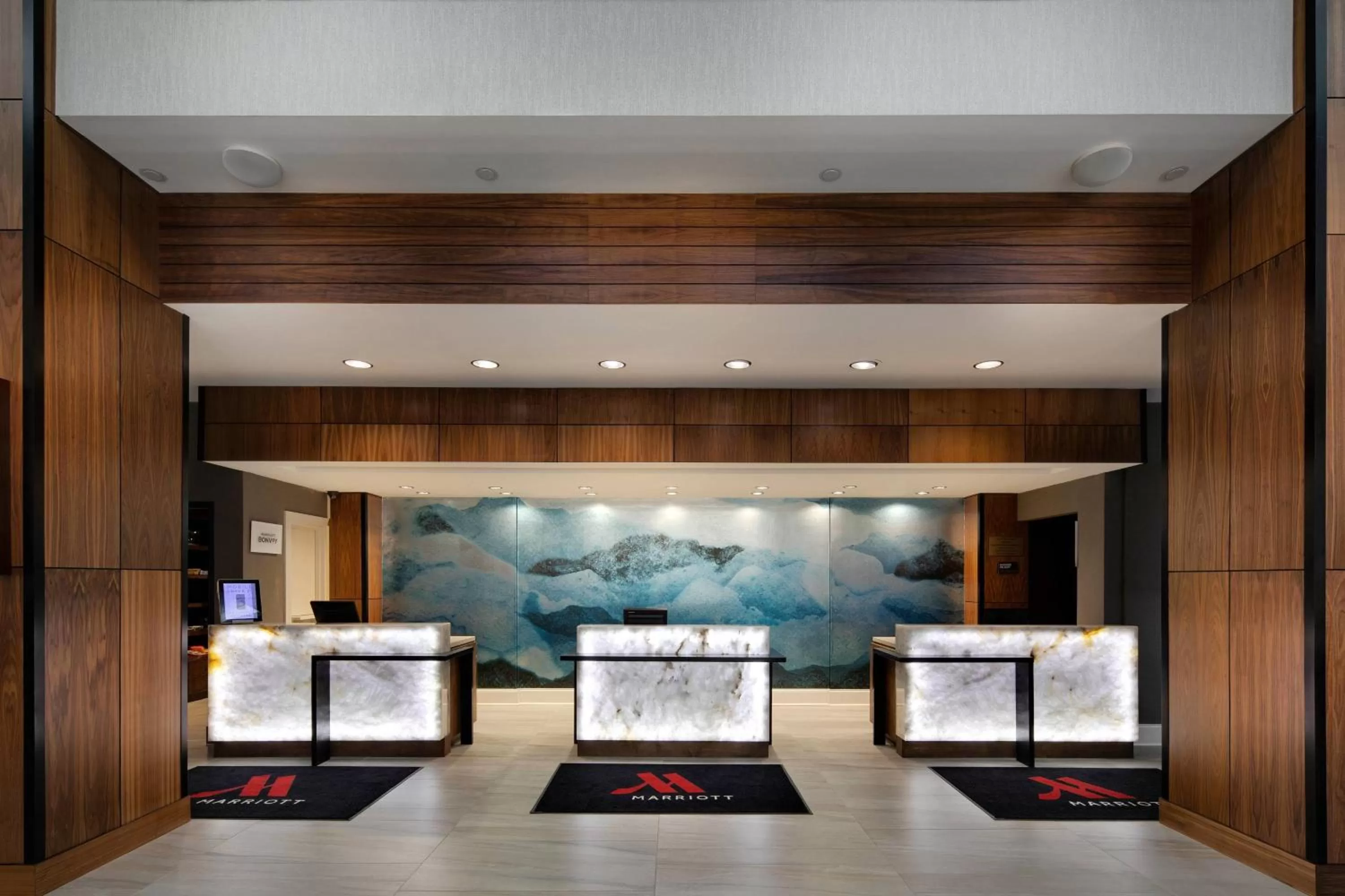 Lobby or reception in Winston-Salem Marriott
