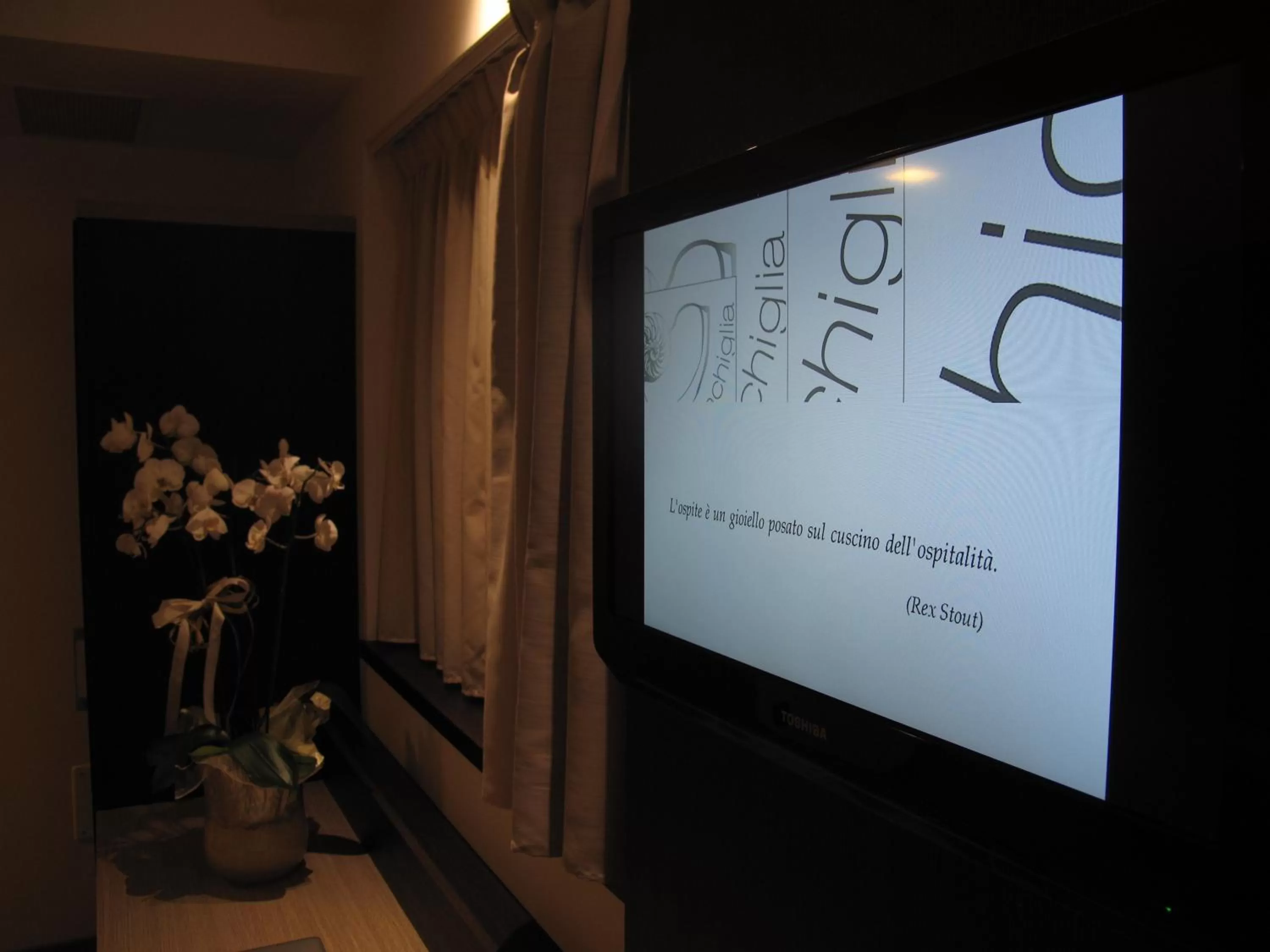 Decorative detail in Hotel La Conchiglia