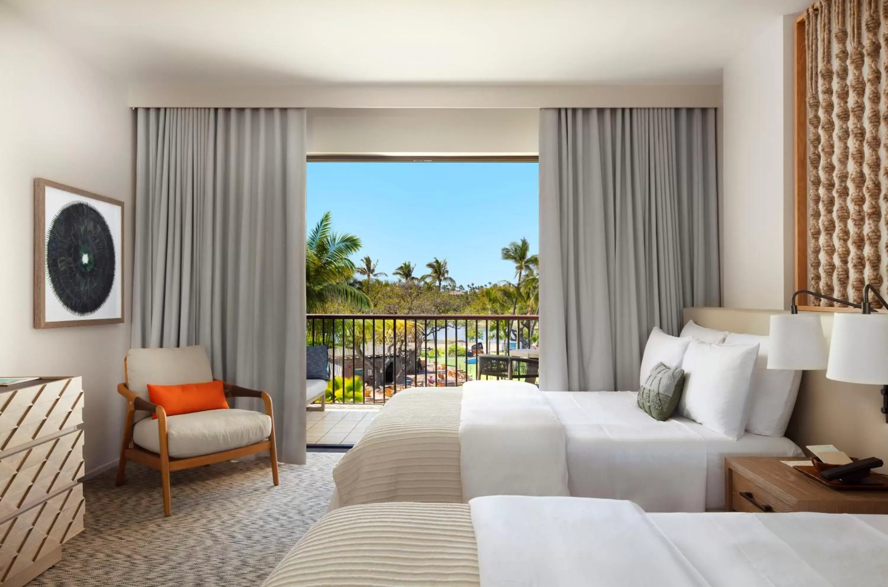 Ocean View Two Queen Hearing Accessible in Mauna Lani, Auberge Resorts Collection Ocean View Two Queen Hearing Accessible in Mauna Lani, Auberge Resorts Collection