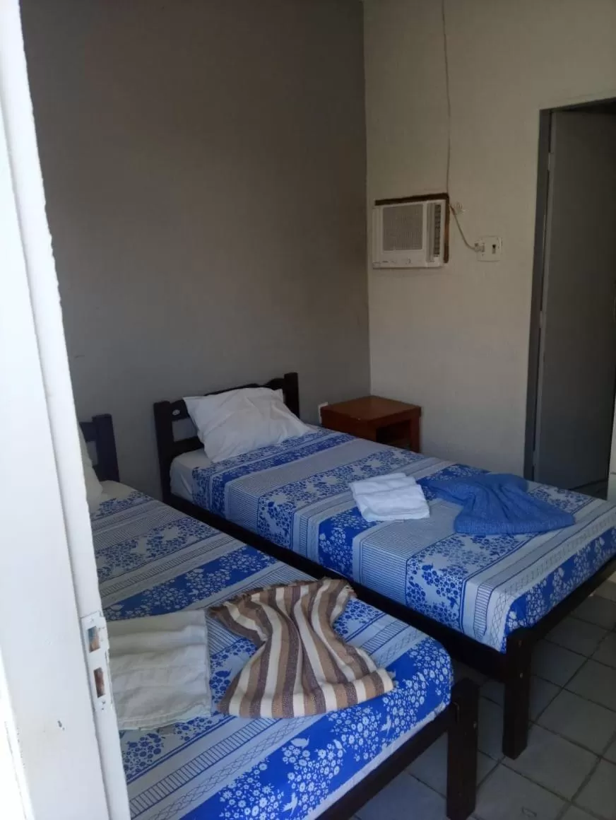 Bed in Pousada Atlantico Centro - Fortaleza