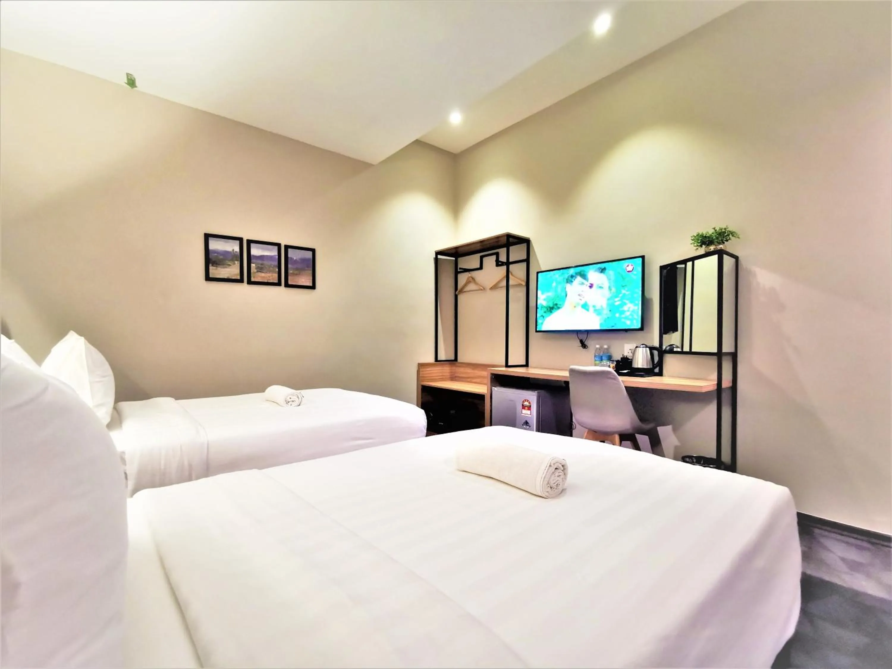 Bed in Prestigo Hotel - Johor Bharu