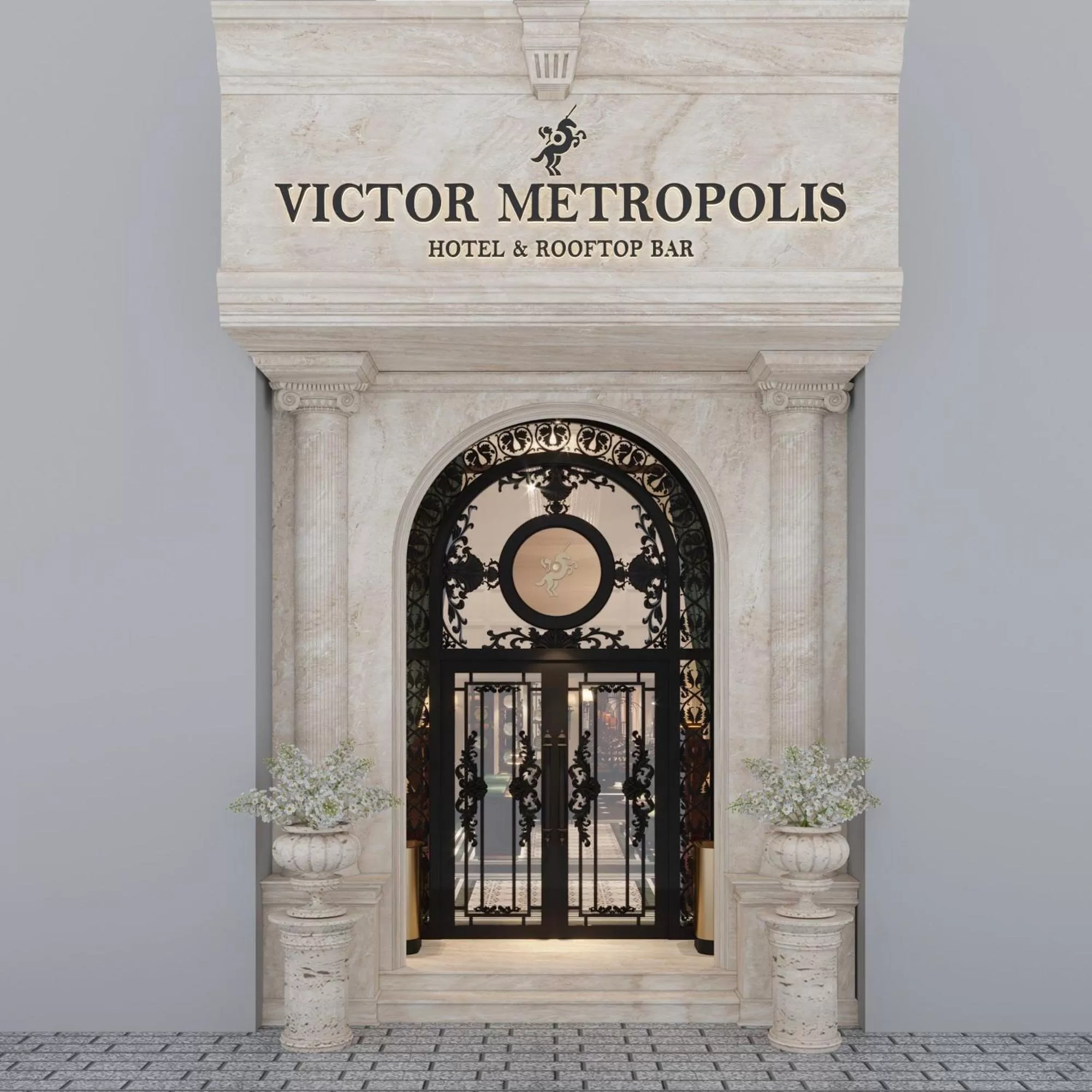 Facade/entrance in Victor Metropolis Hanoi Hotel & Rooftop Bar