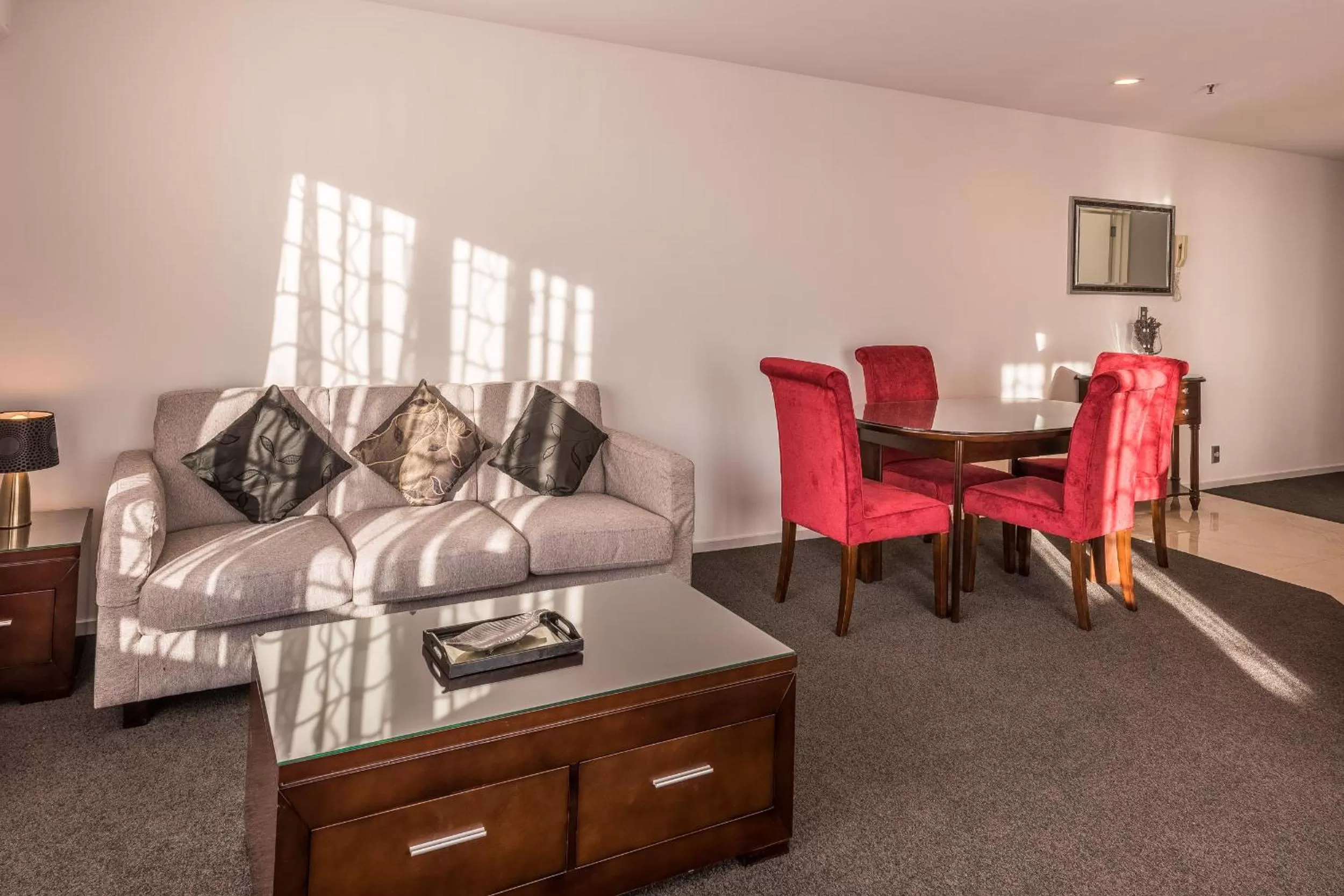 Living room, Bed in Fino Hotel & Suites