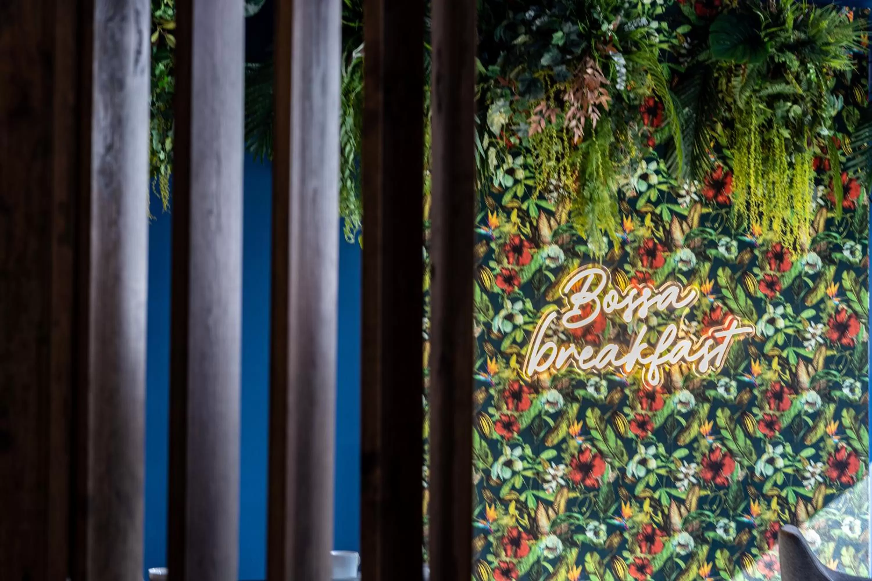 Decorative detail in Bossa & Bed Hostel