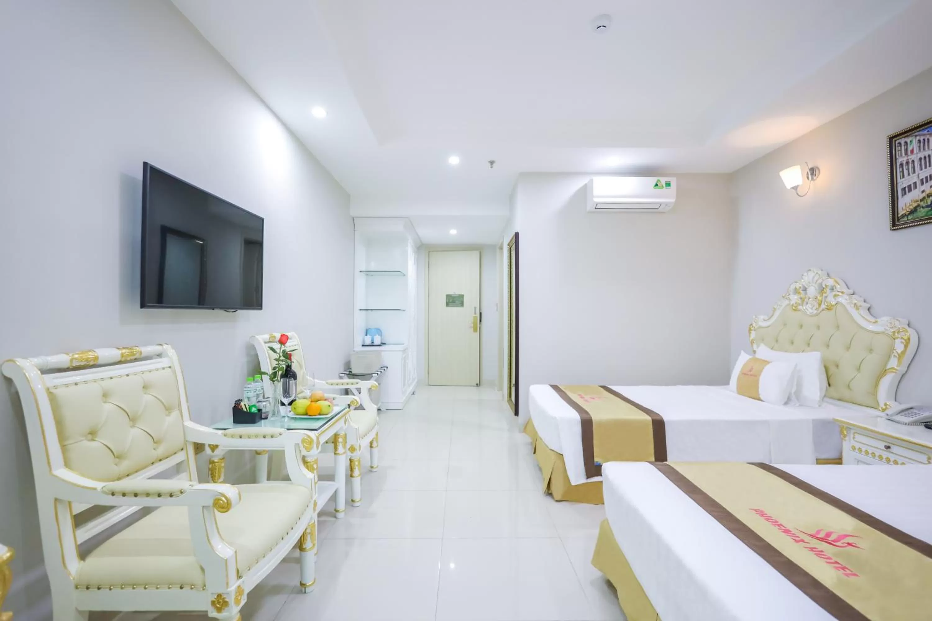 Bed in Khách Sạn Phượng Hoàng 3