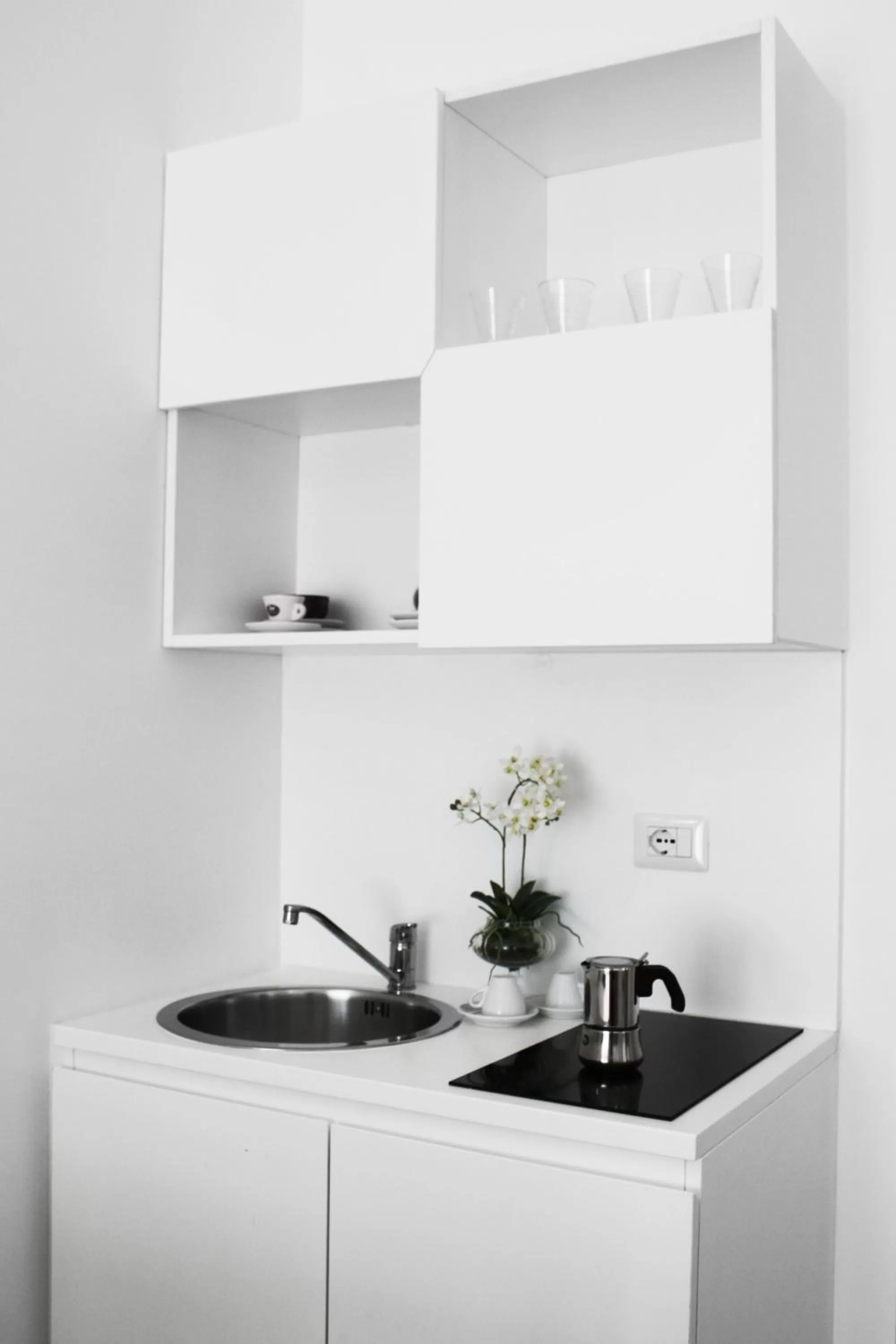 Kitchen or kitchenette in Roma Resort Colosseum