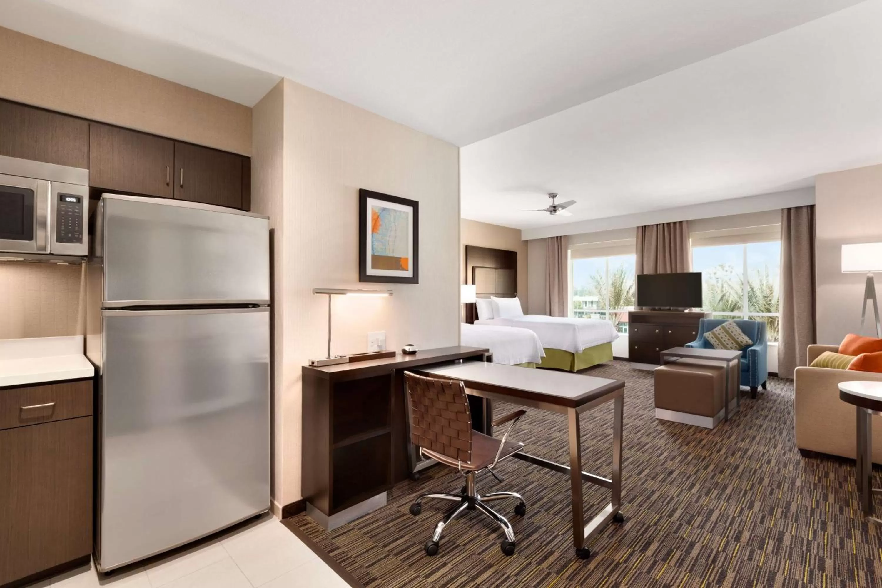 Kitchen or kitchenette in Homewood Suites By Hilton Irvine John Wayne Airport