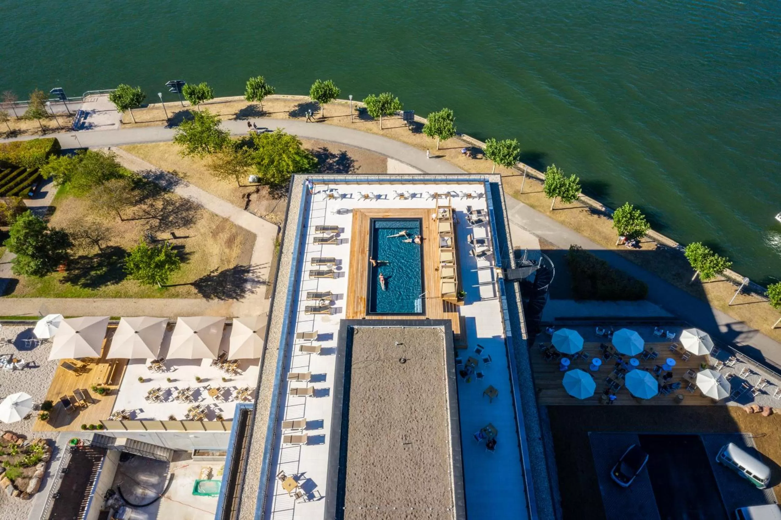 Bird's eye view in PAPA RHEIN - Hotel & Spa