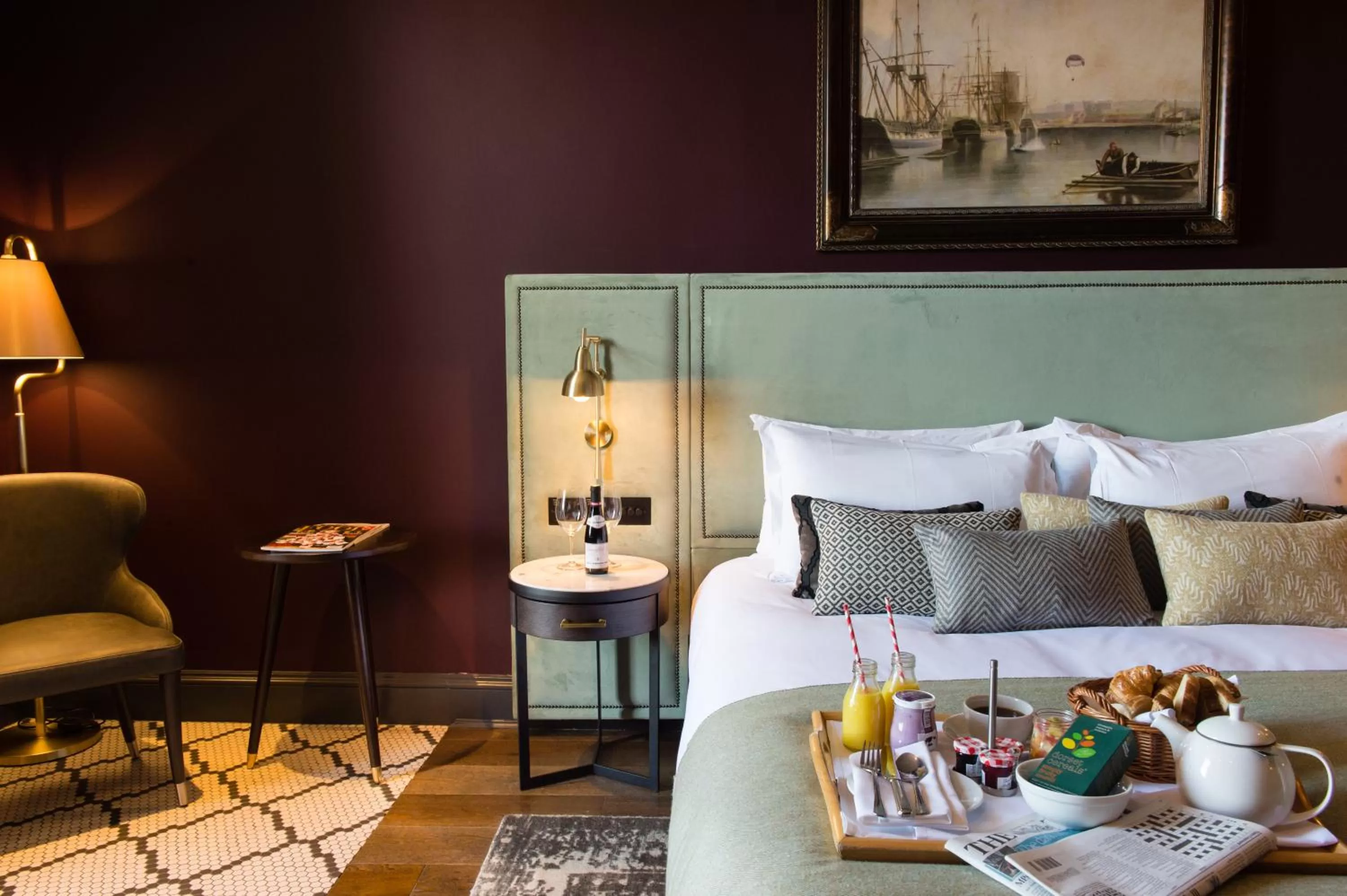 Bedroom in Avon Gorge by Hotel du Vin