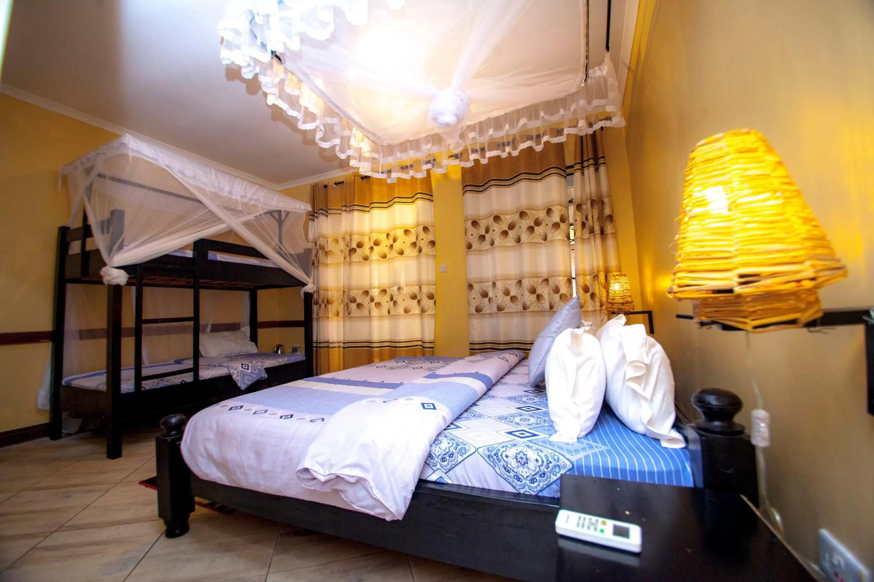 Bed in Kijiji Beach Resort