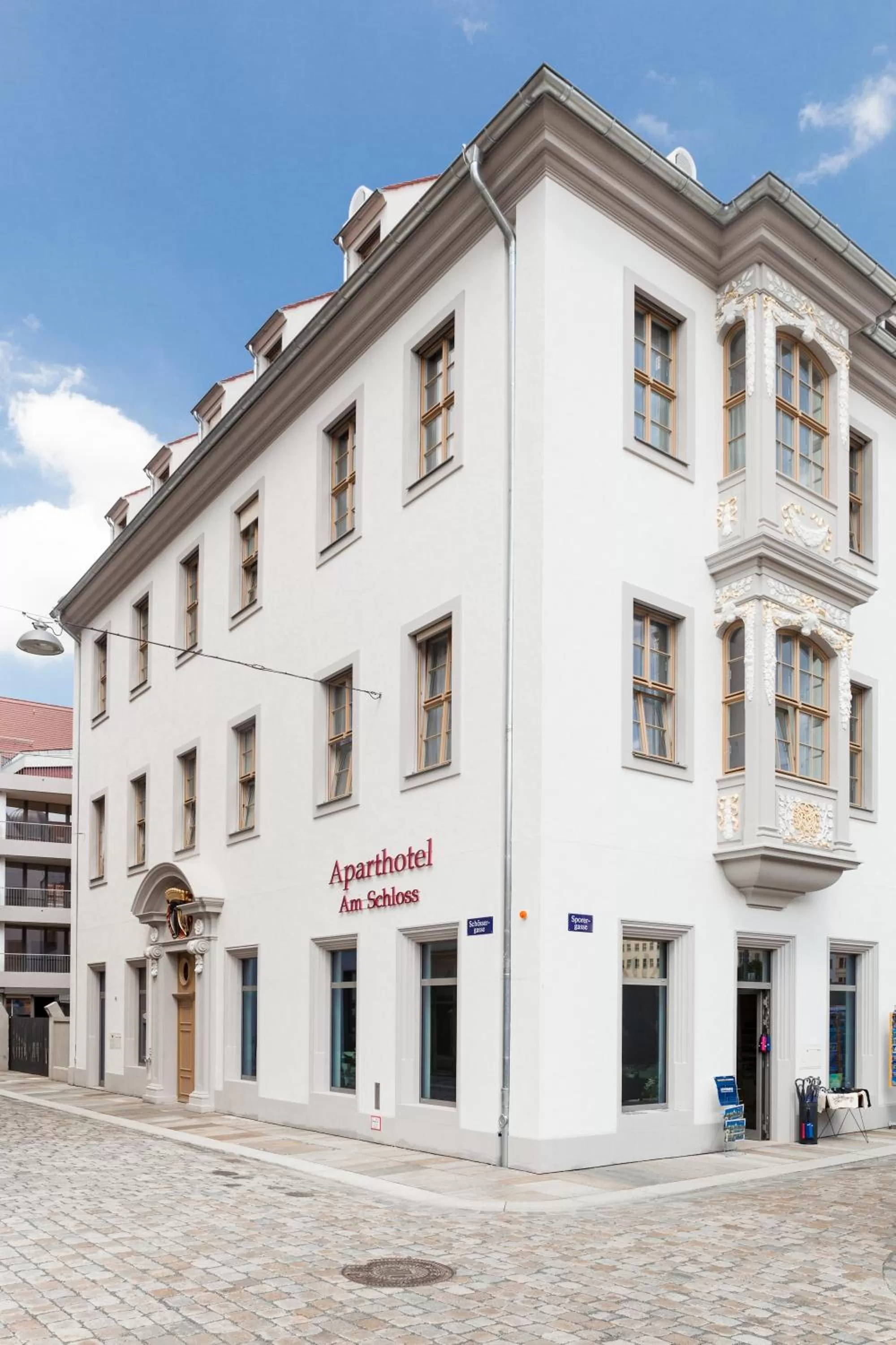 Property building in Aparthotel Am Schloss