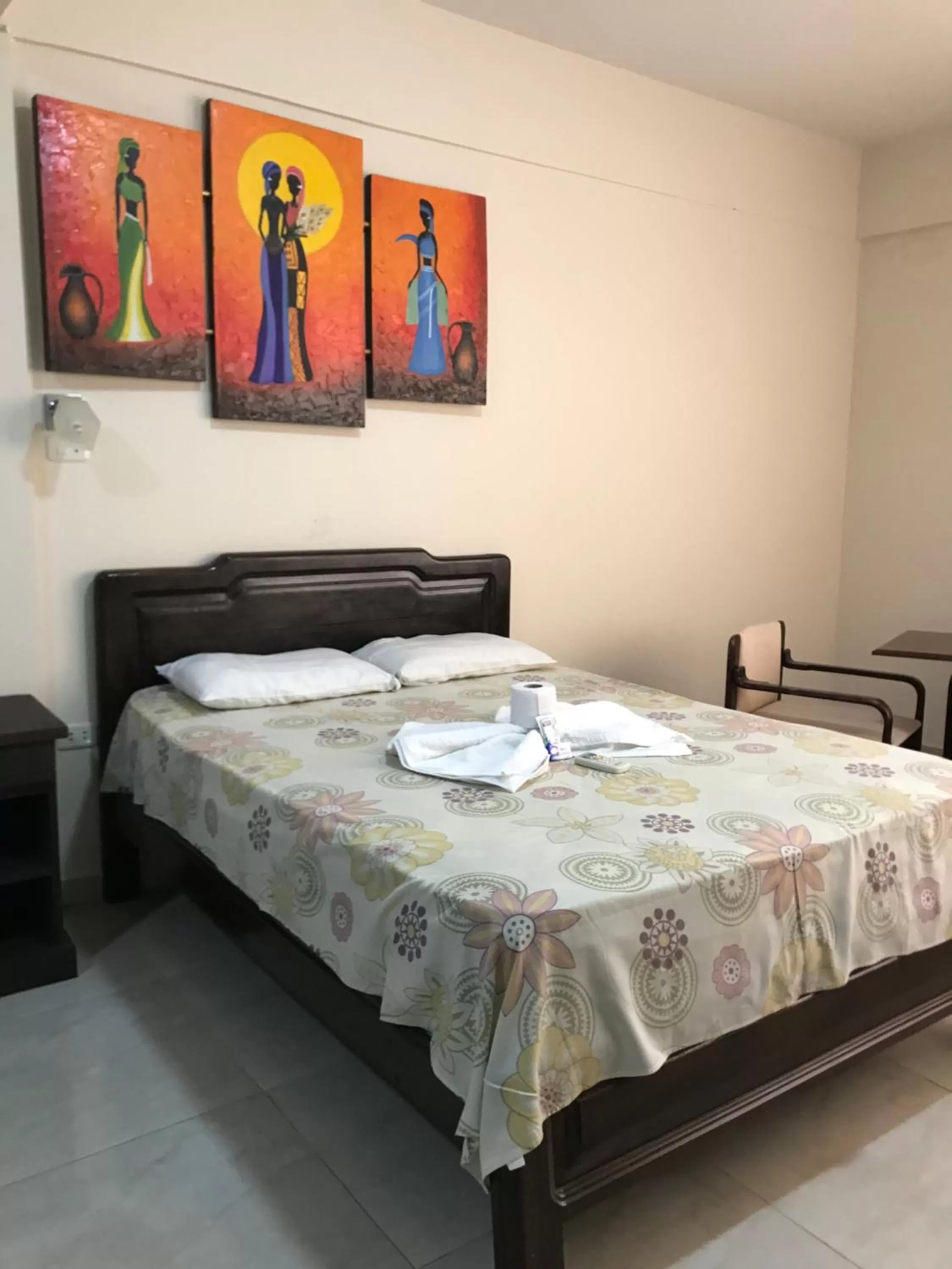 Bed in Hotel Viru Viru II