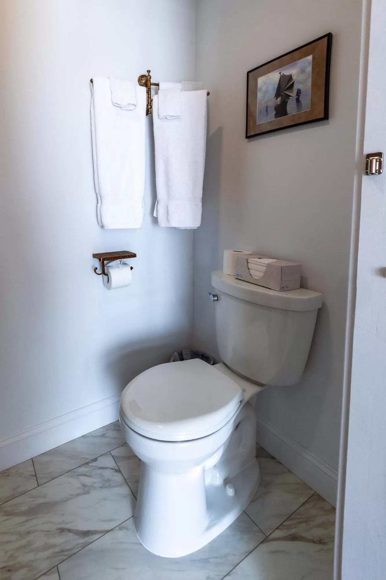 Toilet, Bathroom in 1899 Inn