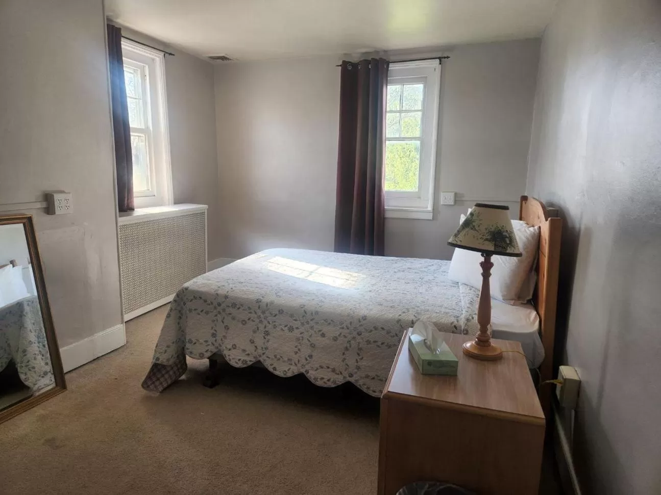 Bed in Spruce Lane Lodge and Cottages