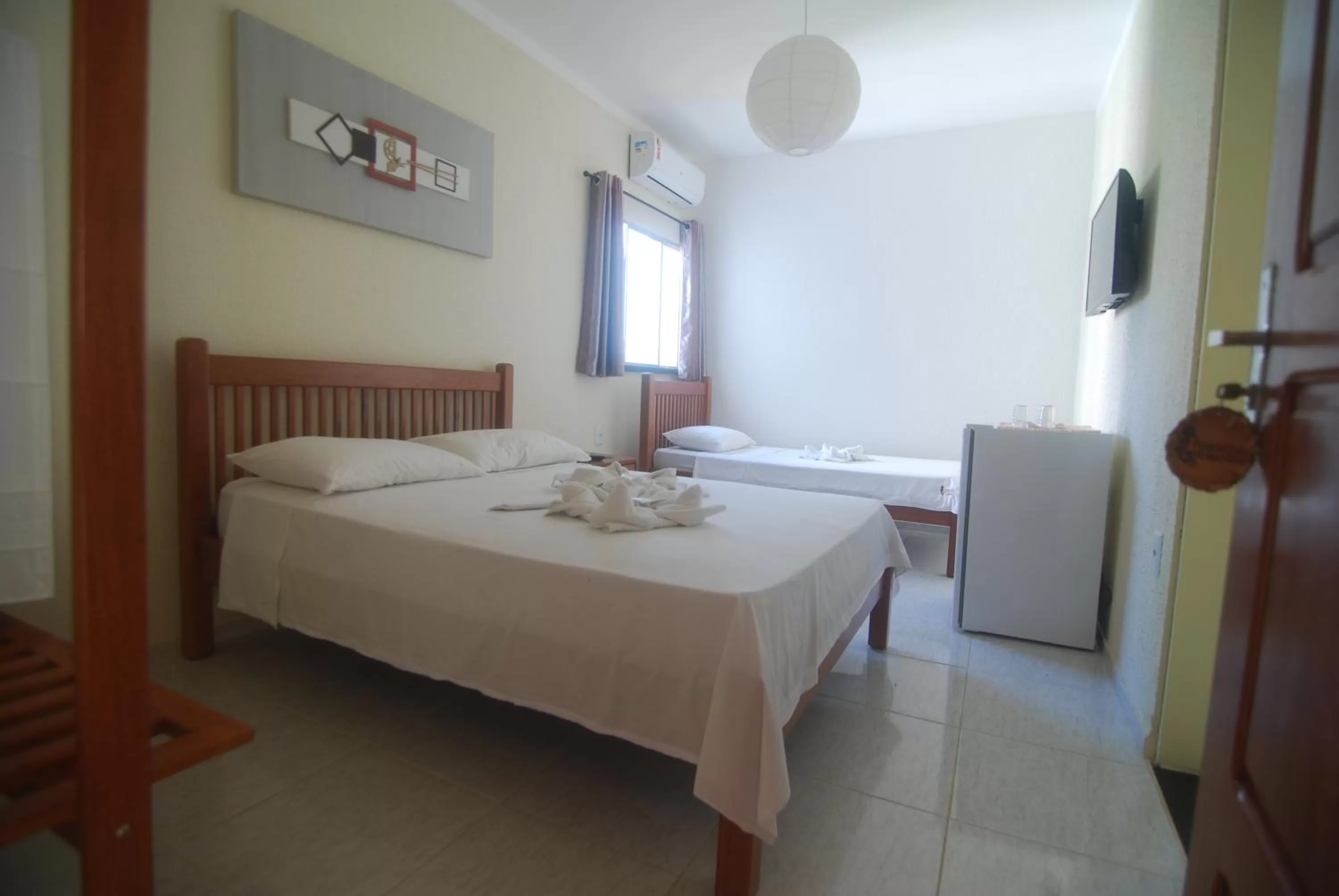 Bed in Refúgio Pousada Fortaleza