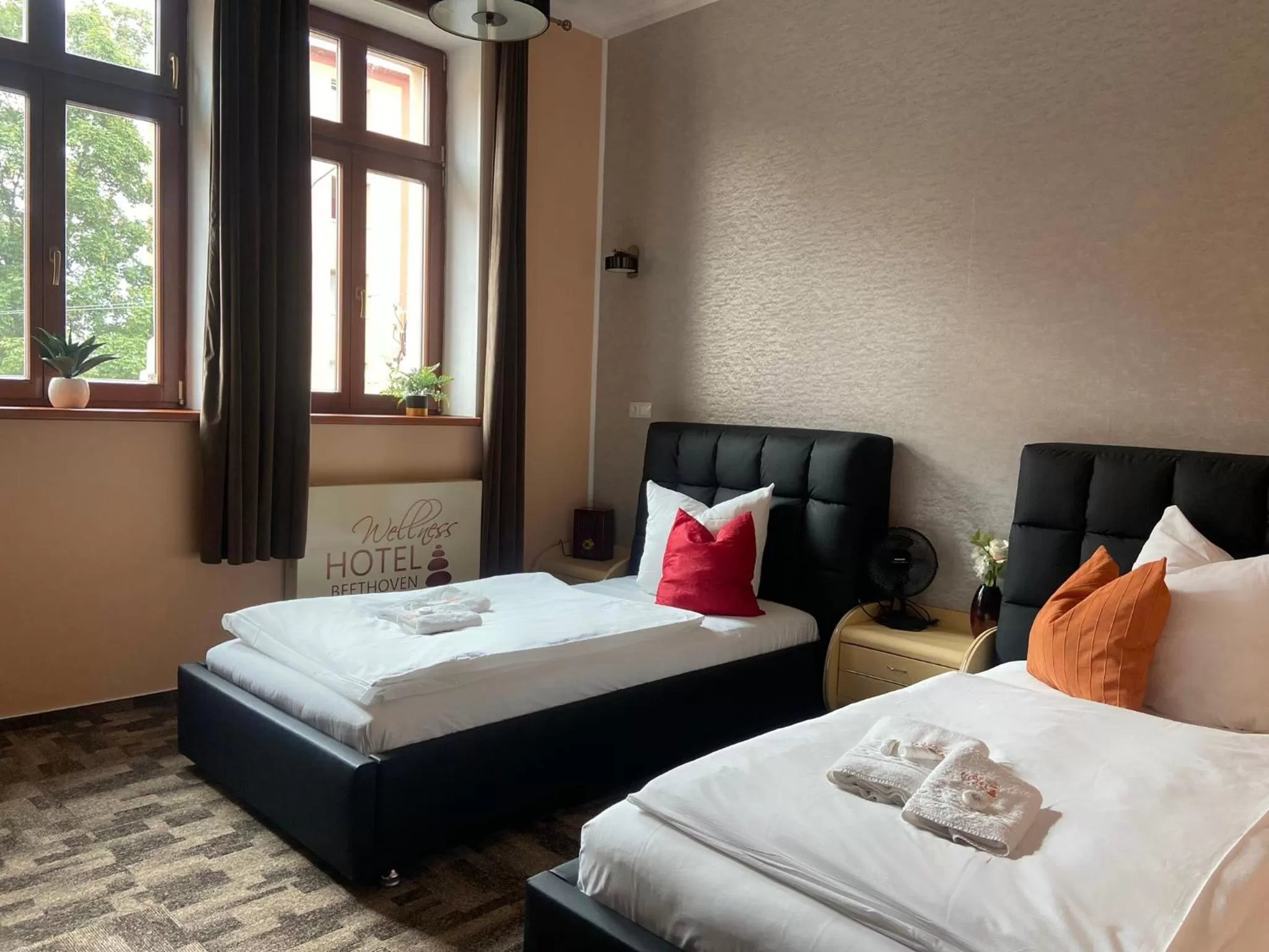 Bed in Wellness Hotel Beethoven