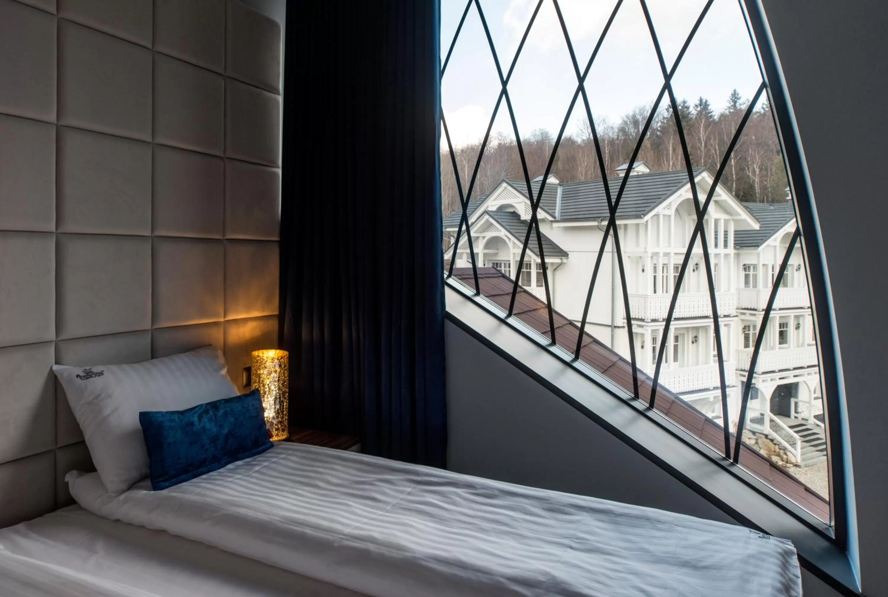 Bed in Norweska Dolina Family&Pet-friendly Resort