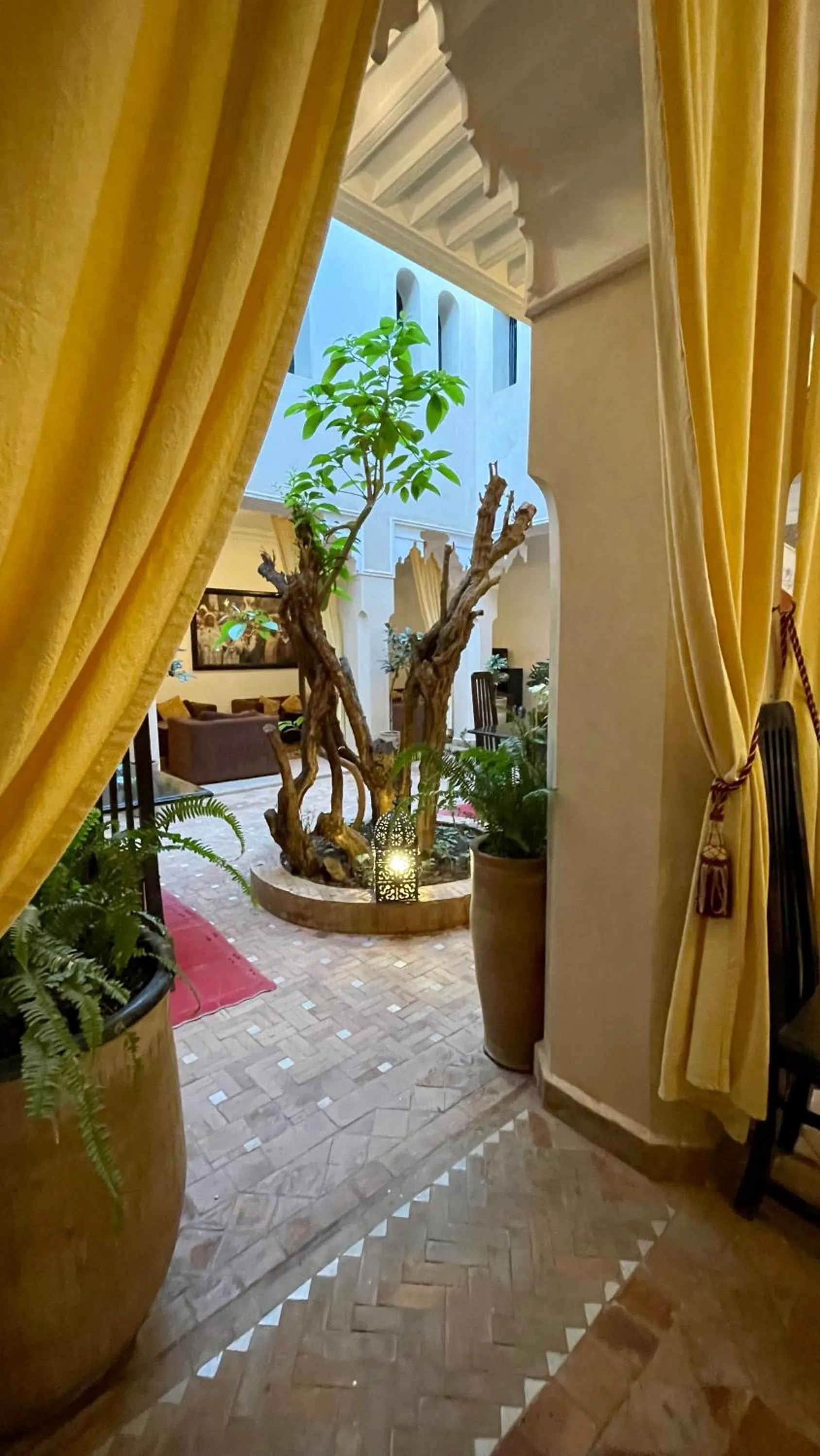 Patio in Riad Dar Foundouk and Spa