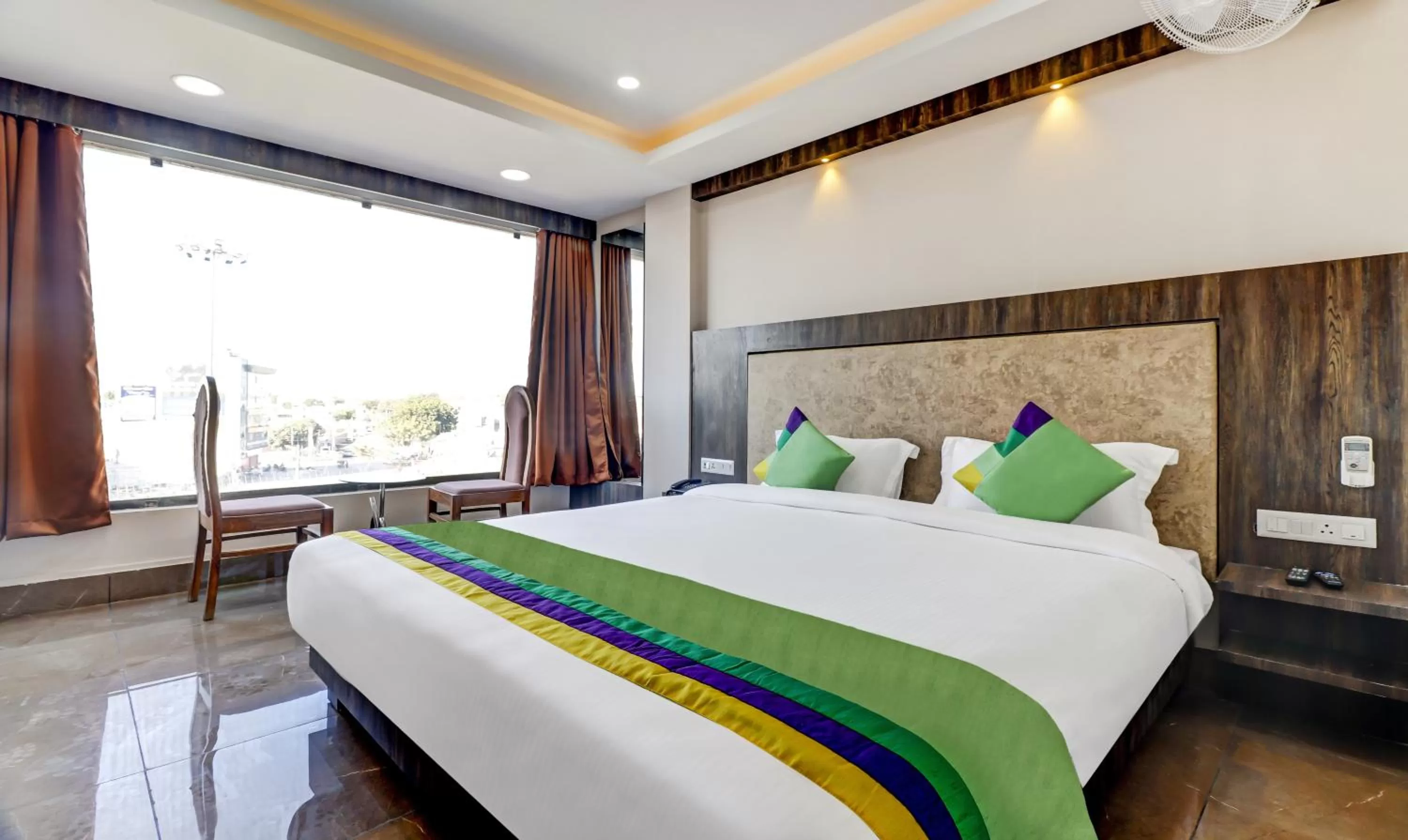 Bed in Hotel Bikalal, Bikaner