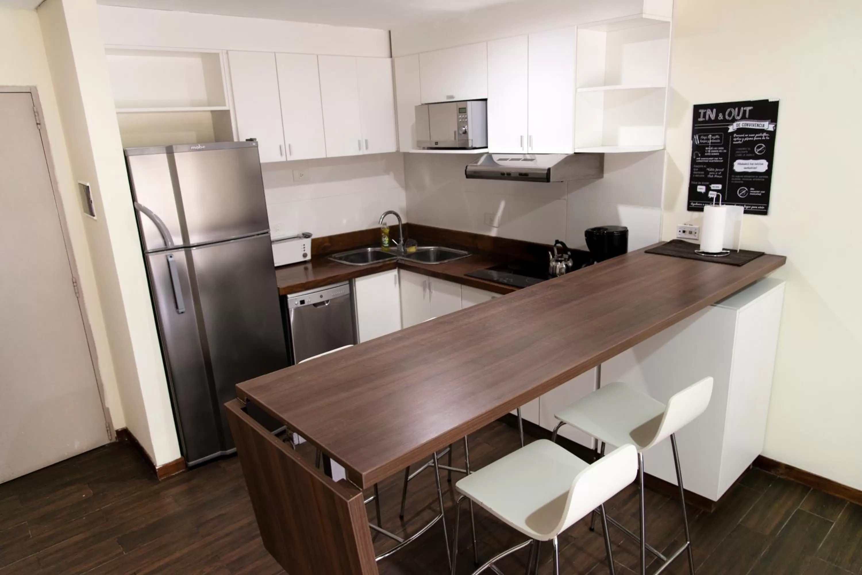 Kitchen or kitchenette in Casa Campus Pilar Suites