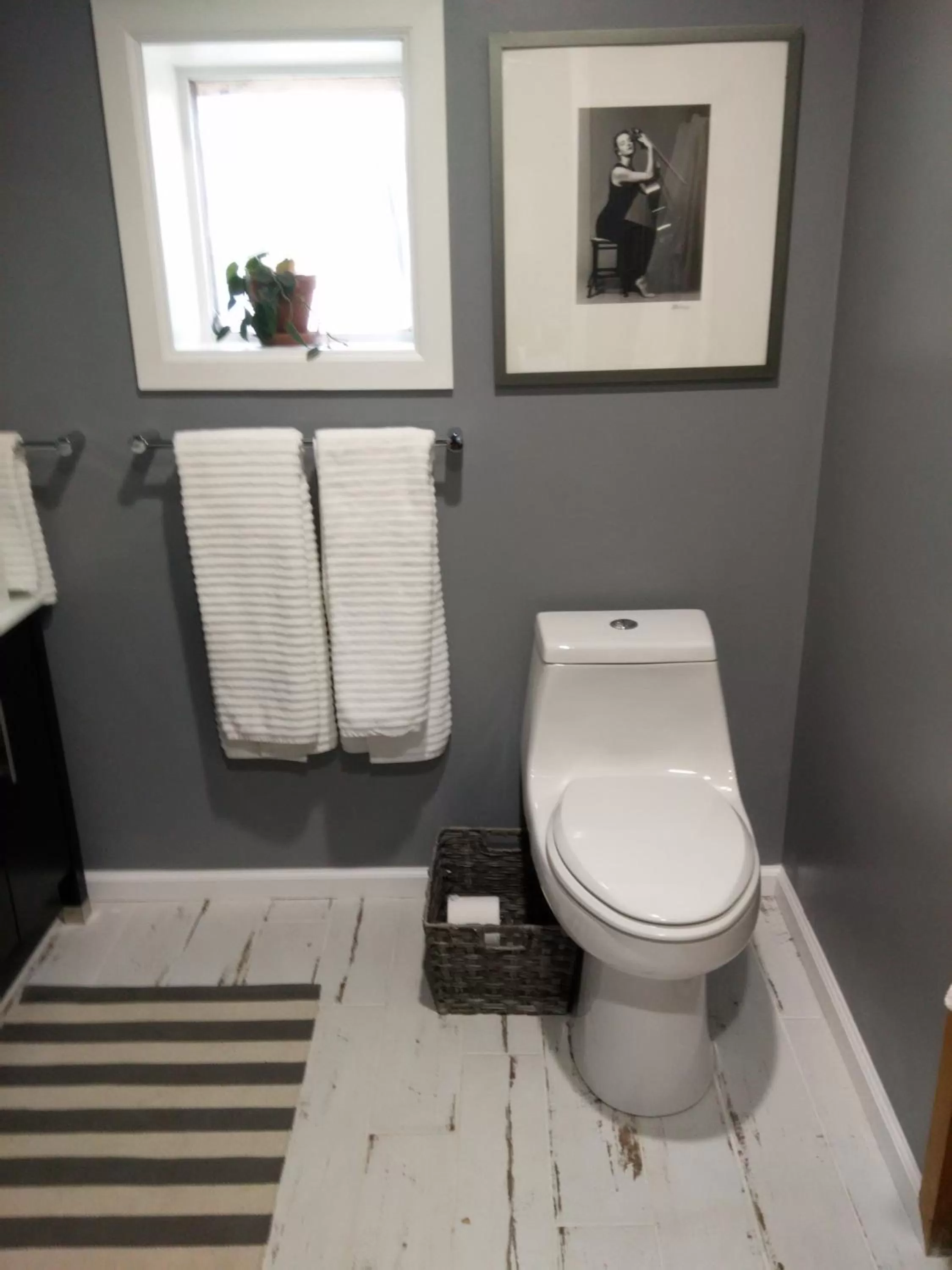 Bathroom in Off Broadway B & B