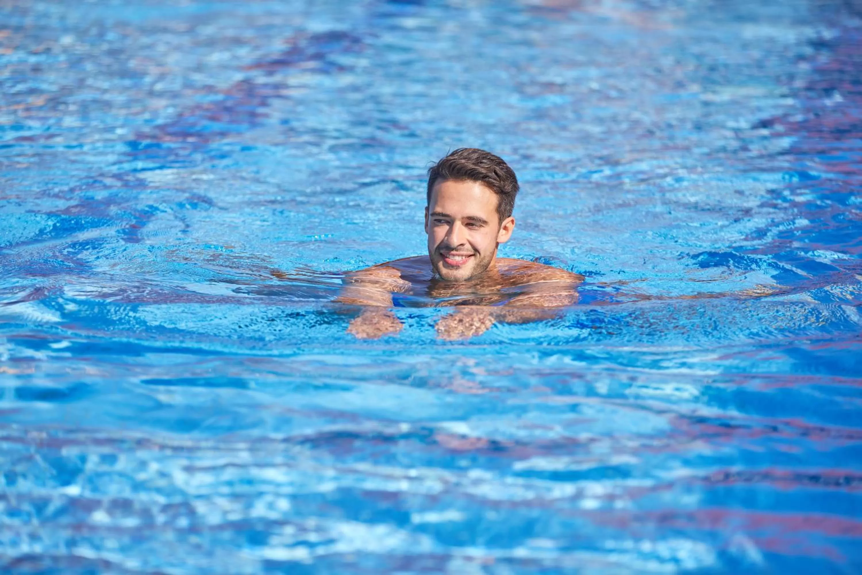 Pool view, Swimming Pool in Appartement-Haus Blumenhof