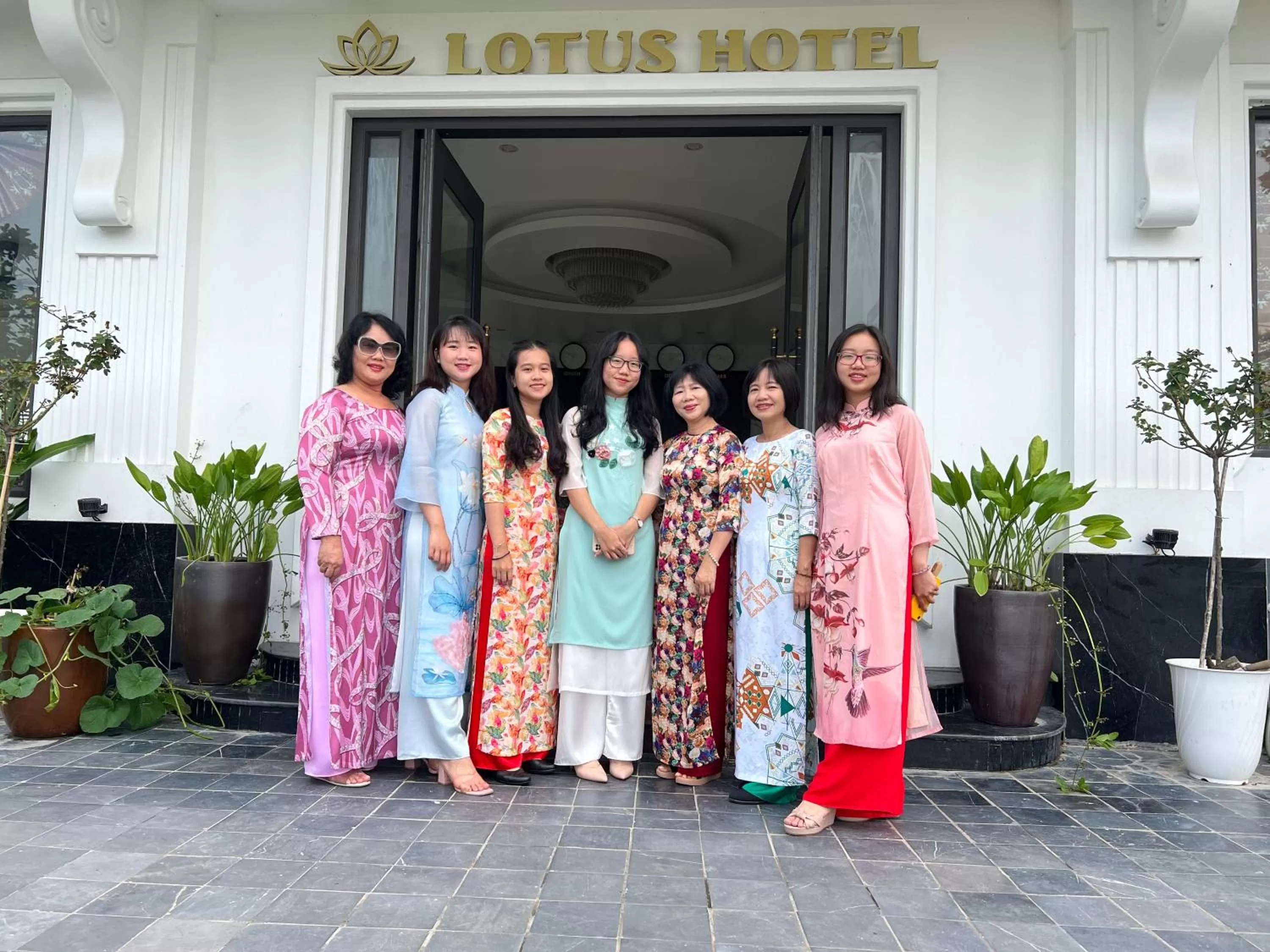 Facade/entrance in Lotus Hotel Ninh Bình