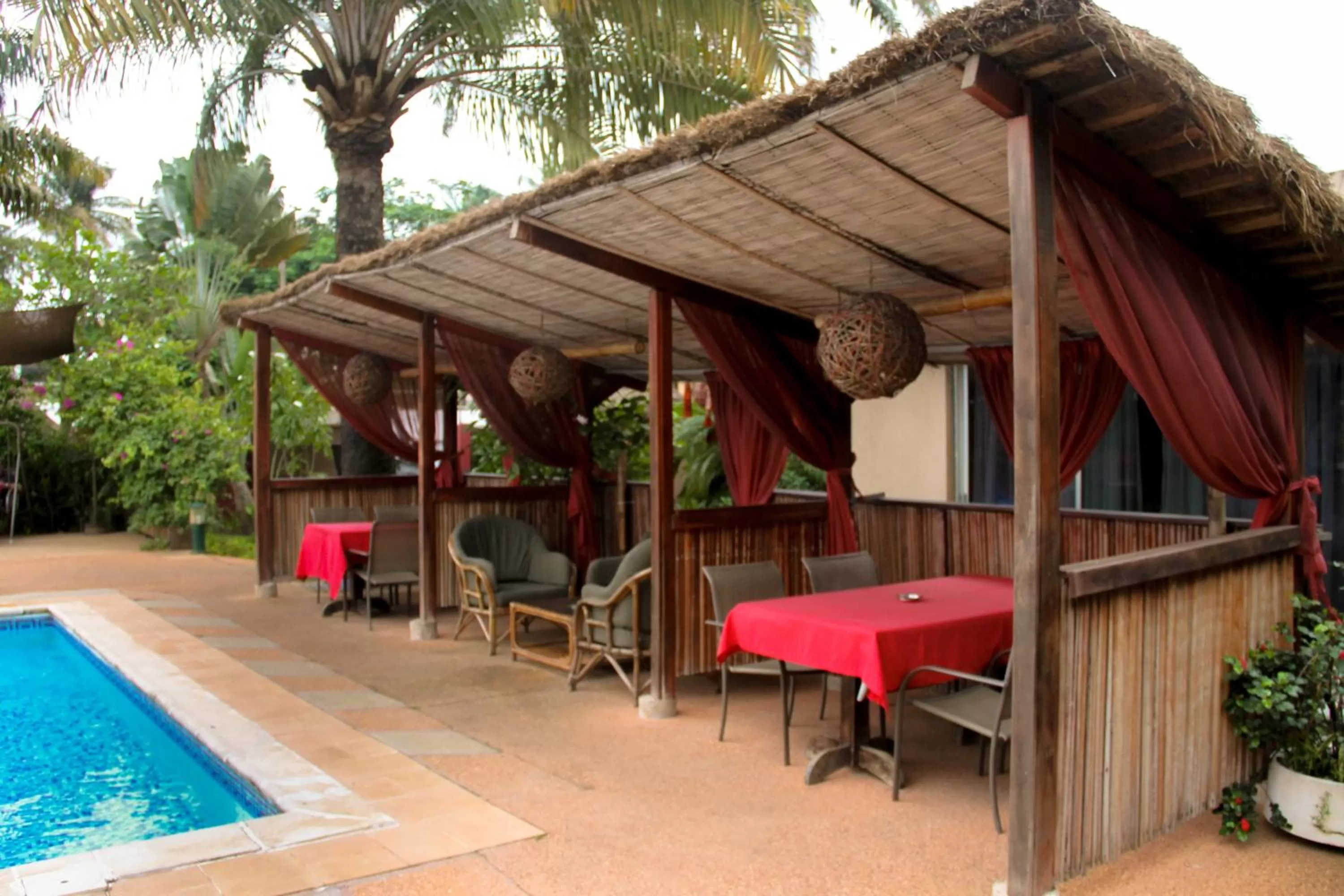 Garden in Hotel Le Marly