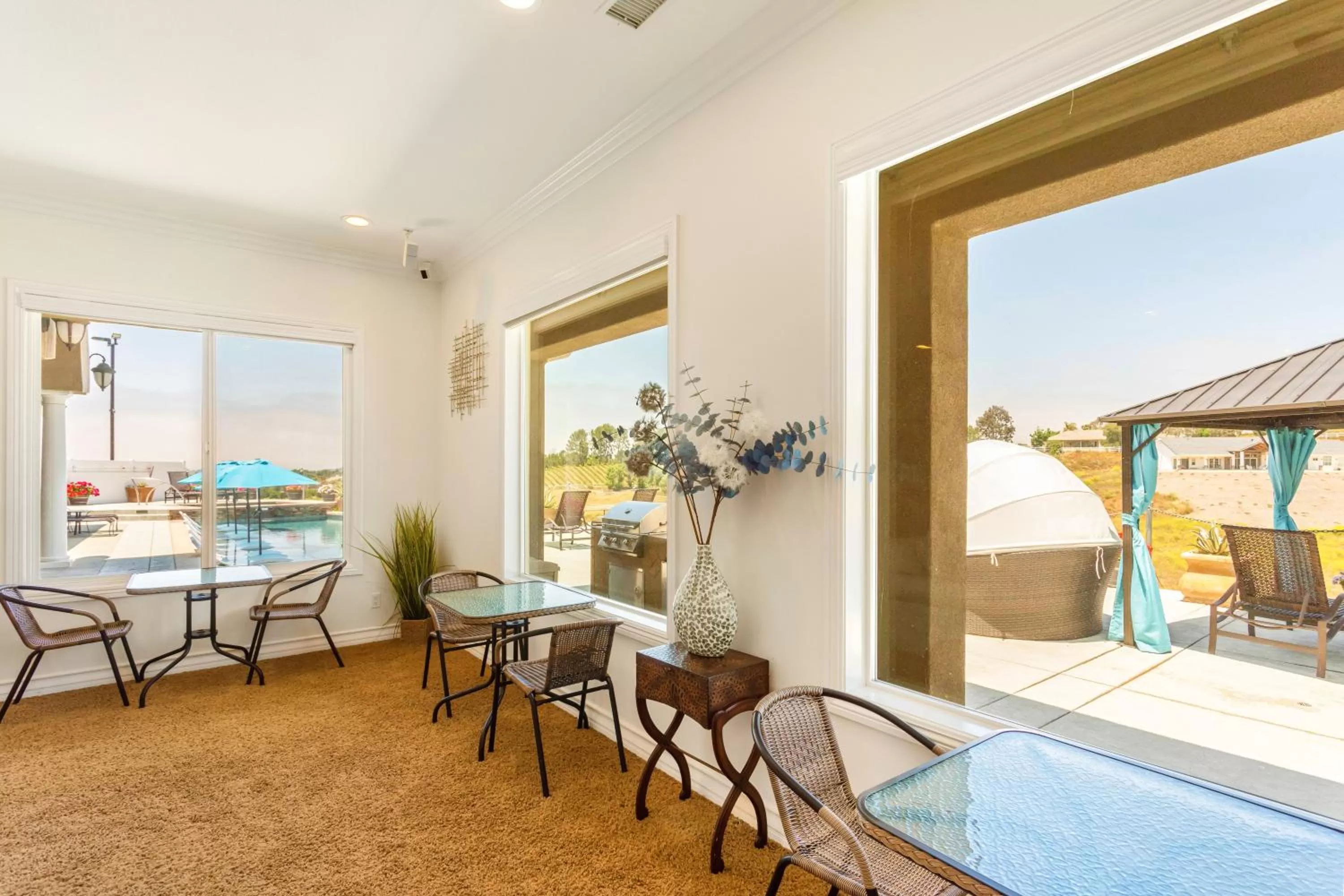 Dining area in Gaia Inn & Spa- Adult Only- Temecula Wine Country