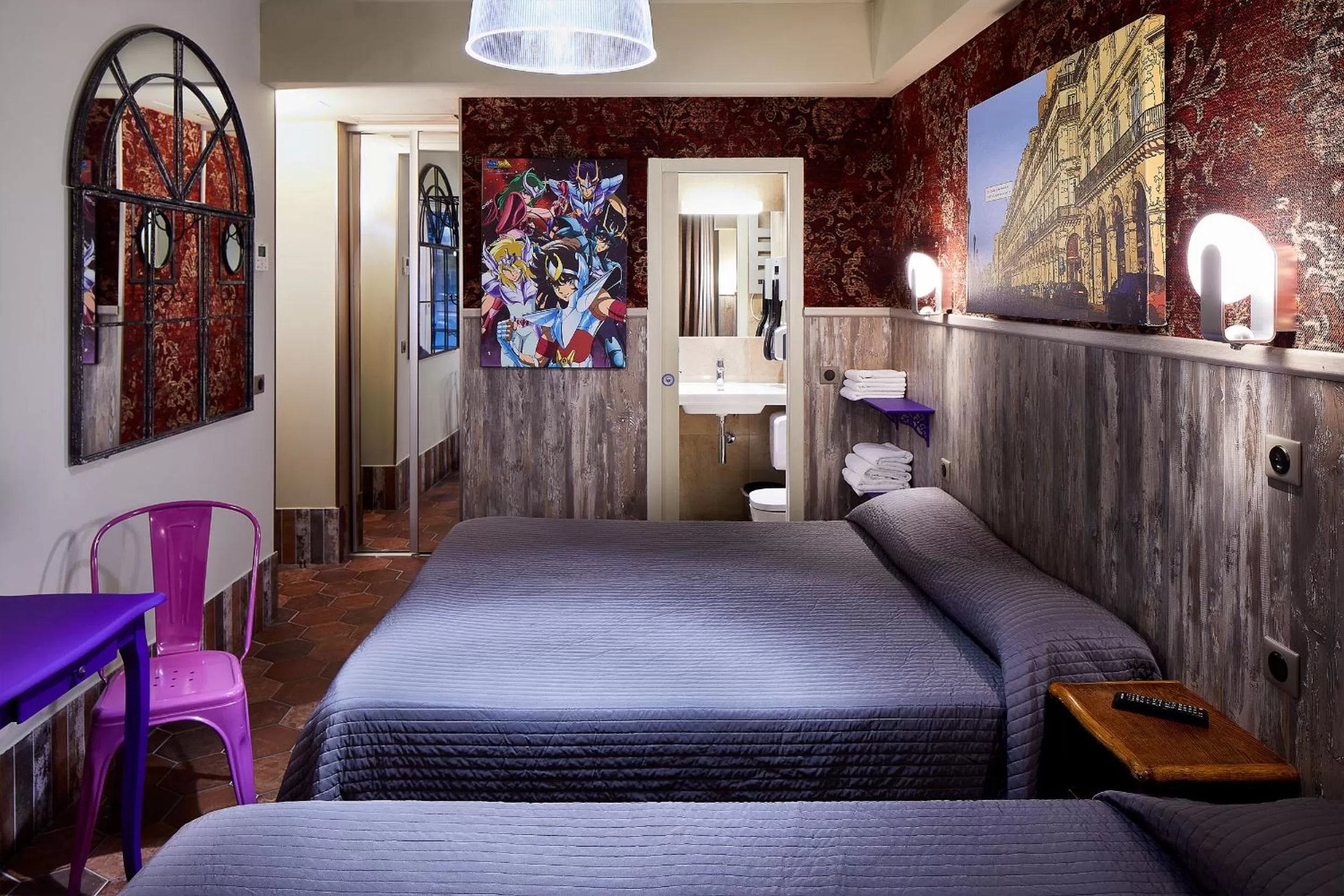 Photo of the whole room, Bed in Hôtel de Roubaix