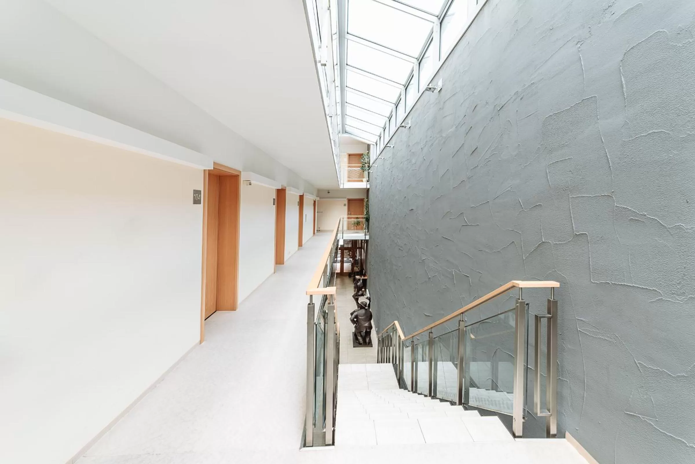 Lobby or reception, Balcony/Terrace in Hotel Biograf