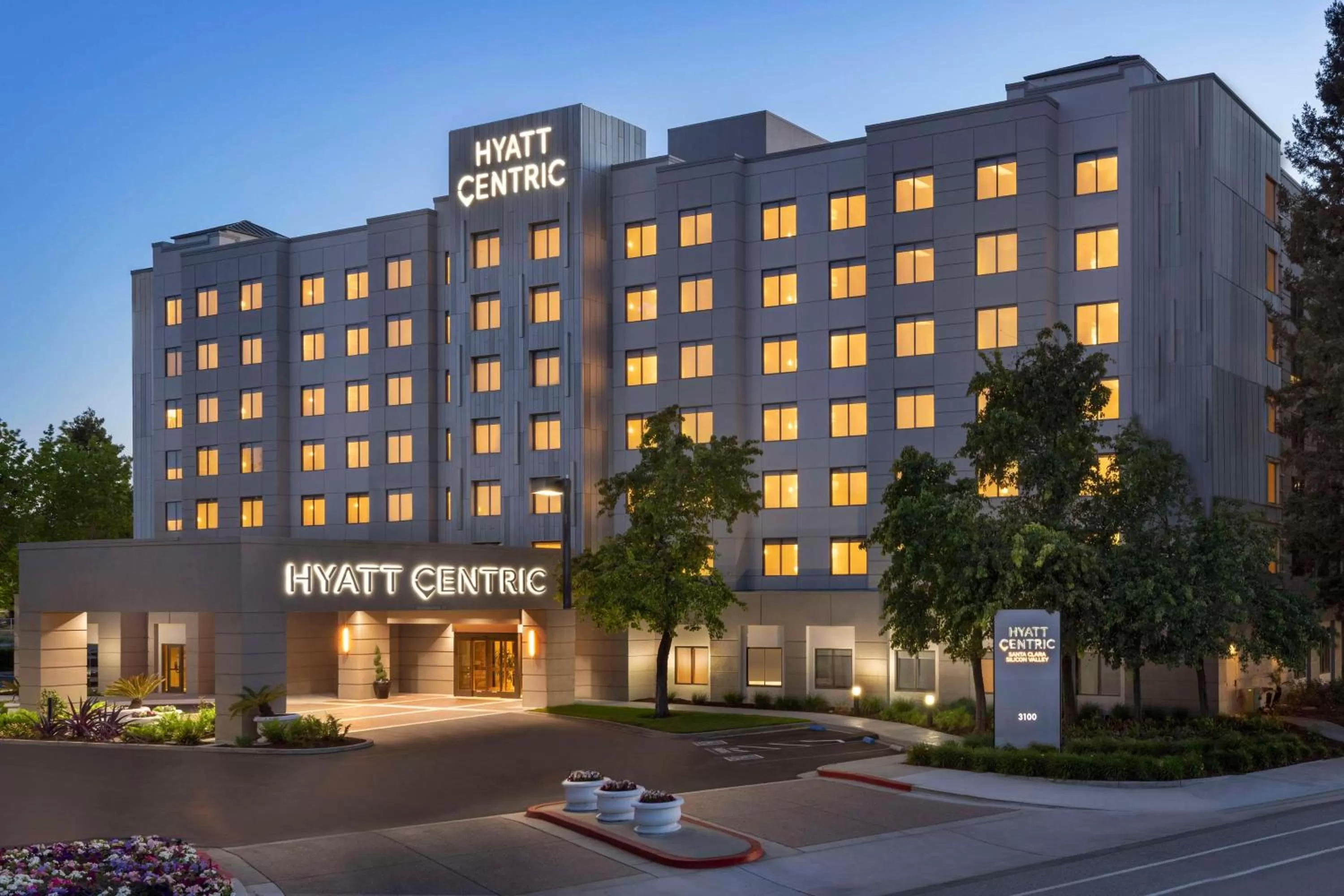 Property building in Hyatt Centric Santa Clara Silicon Valley