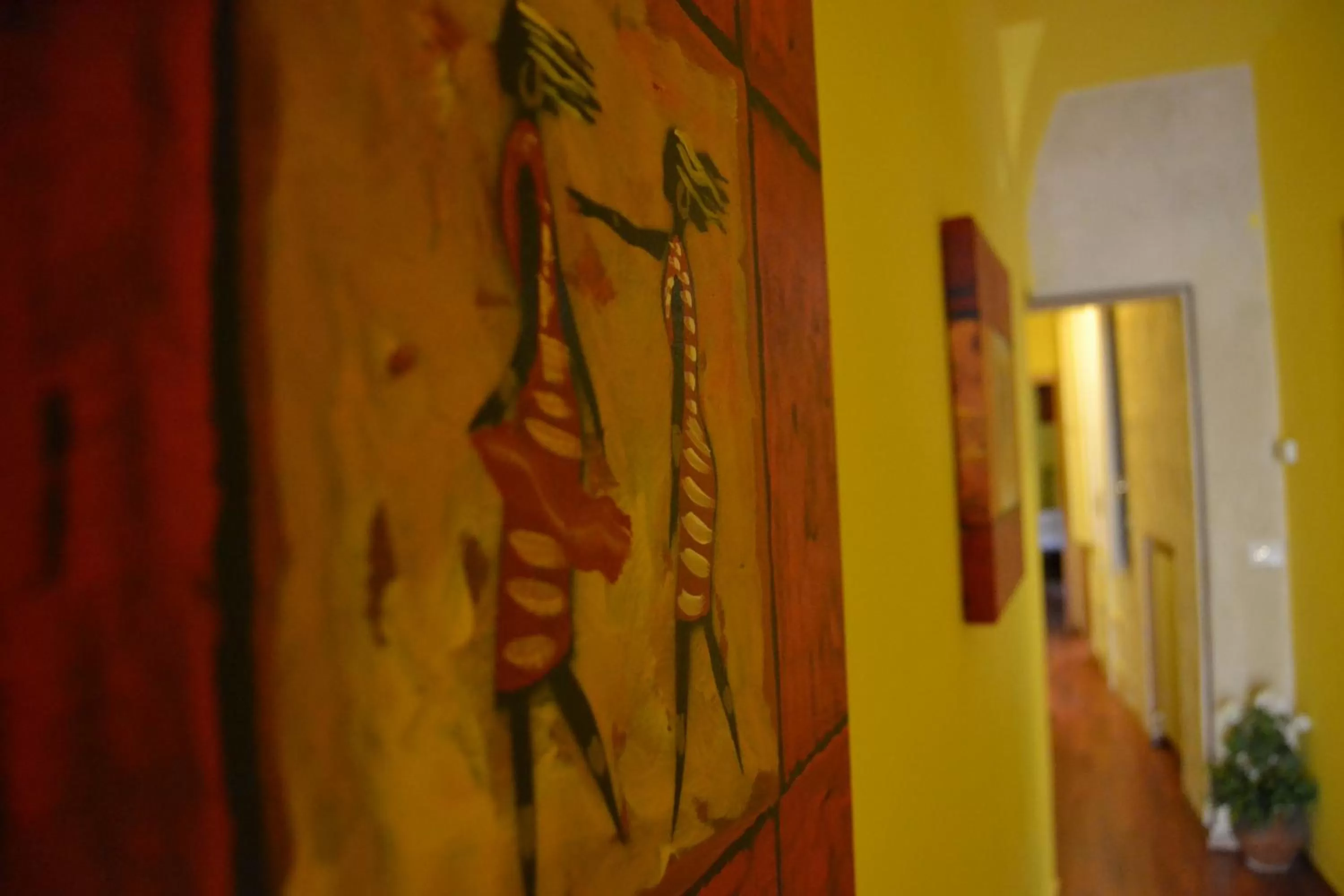 Communal lounge/ TV room in B&B La Corte Lecce