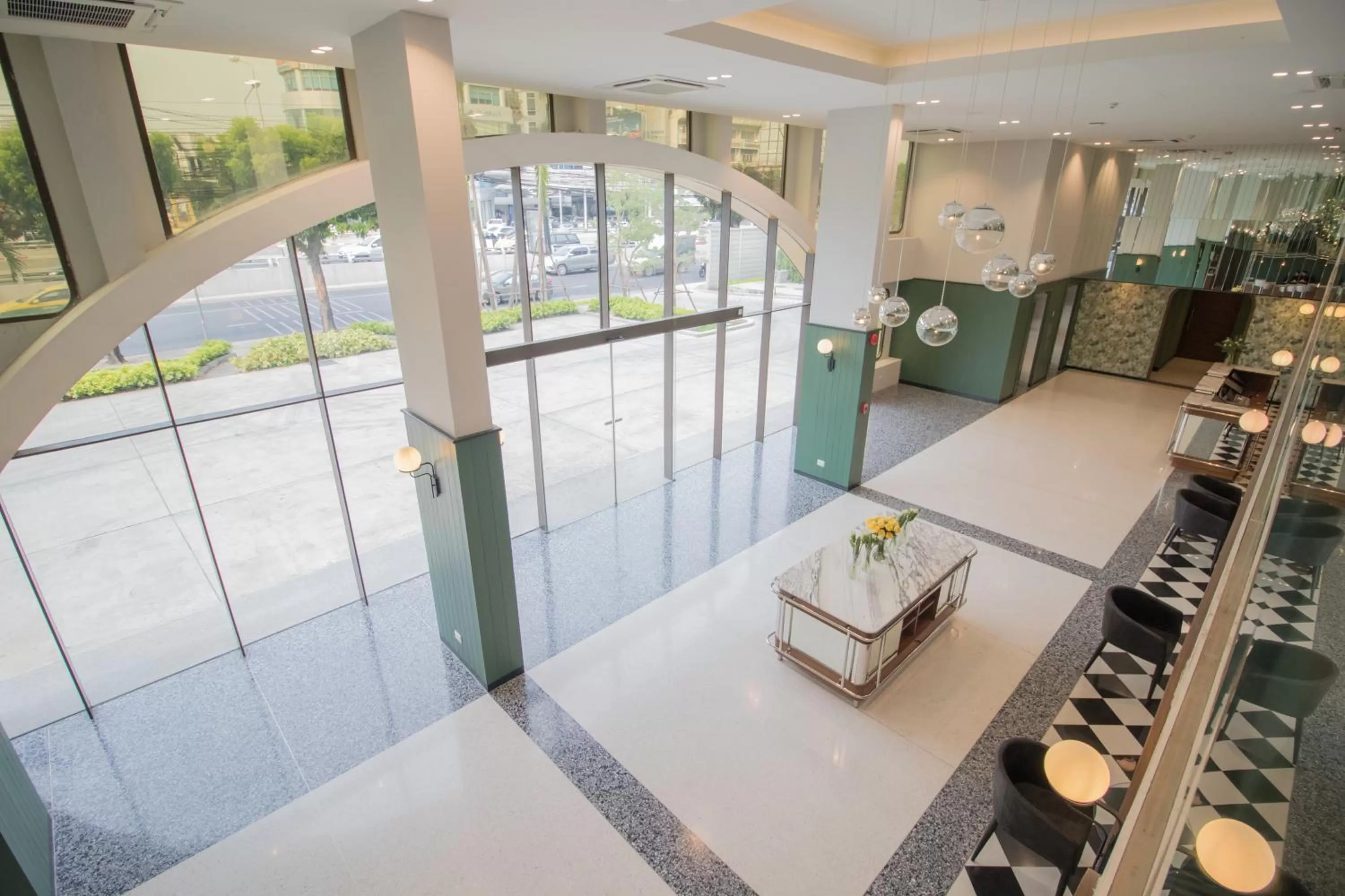 Lobby or reception in Justice Hotel