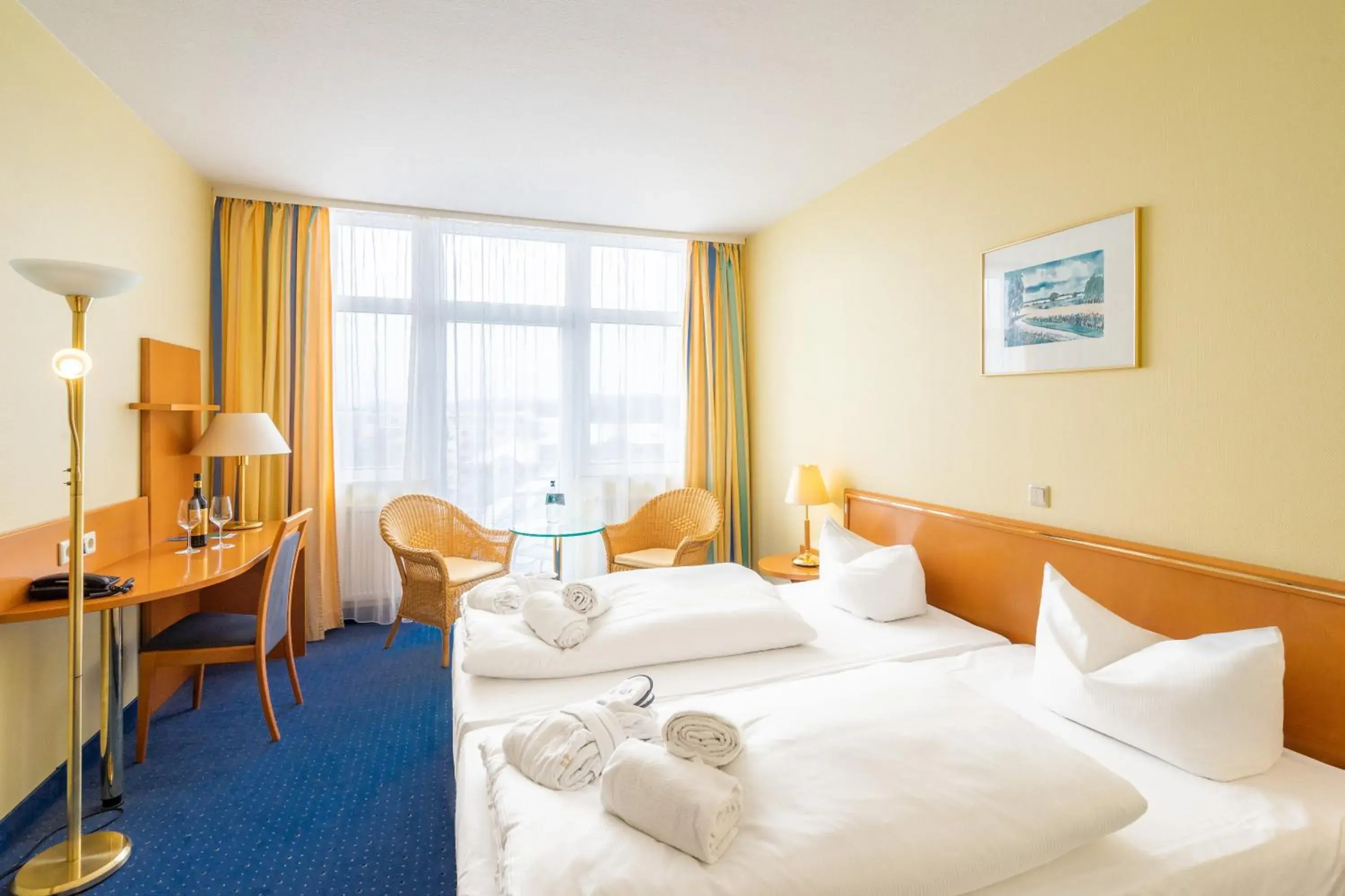 Double Room with Balcony and City View in Arkona Strandhotel Double Room with Balcony and City View in Arkona Strandhotel